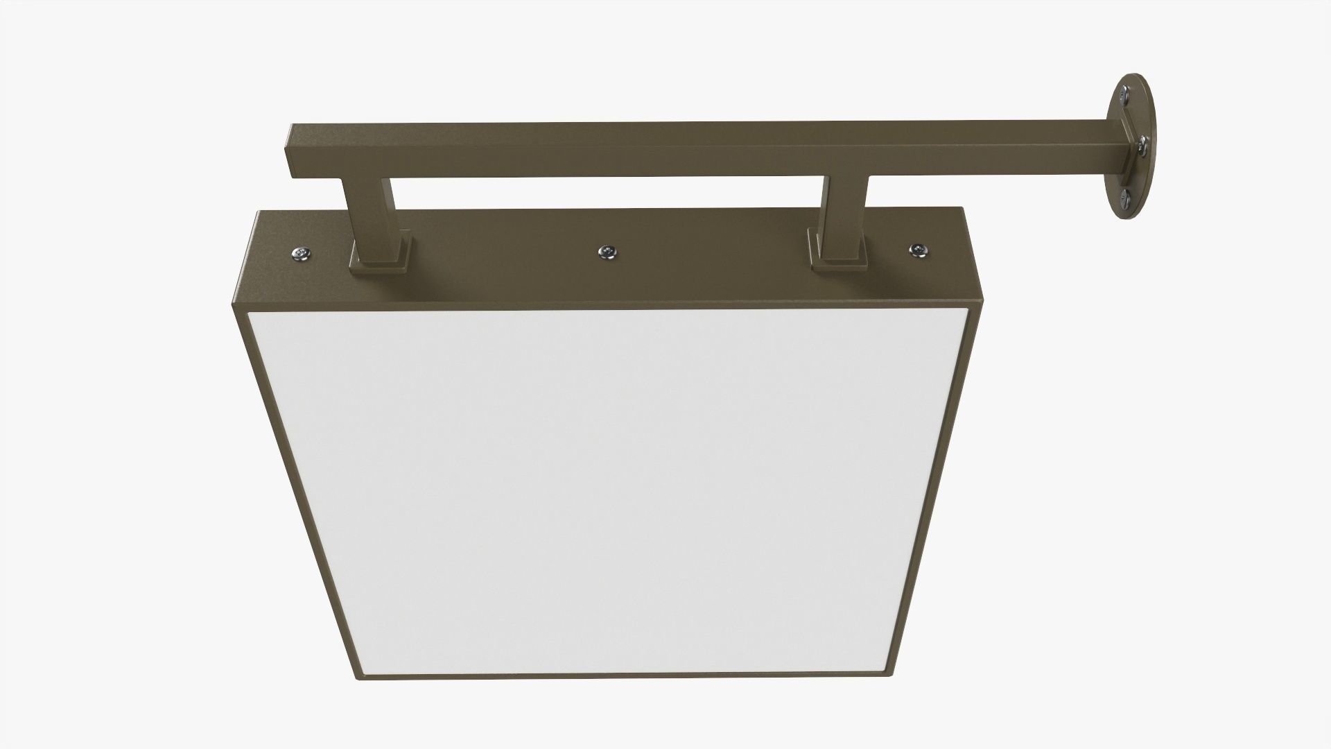 Store street sign mockup 01 3D model_2