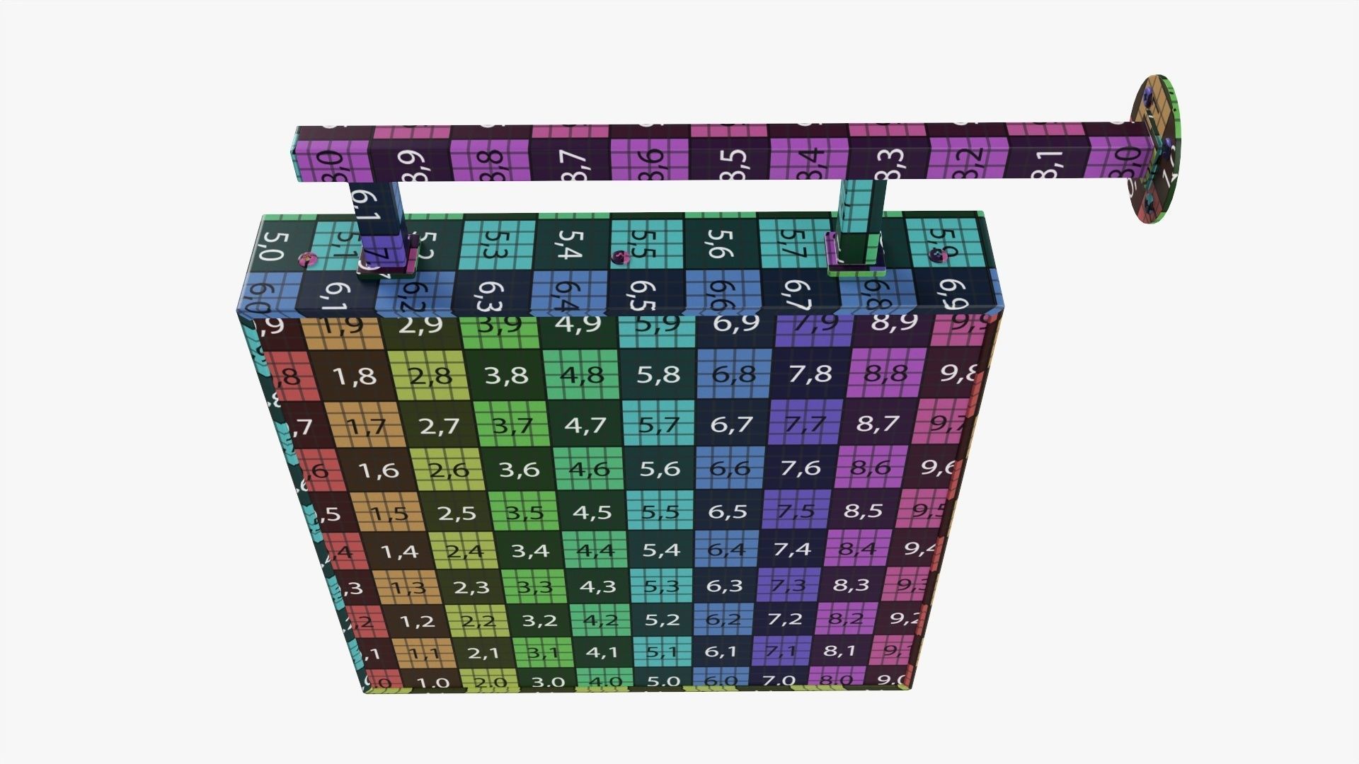 Store street sign mockup 01 3D model_13