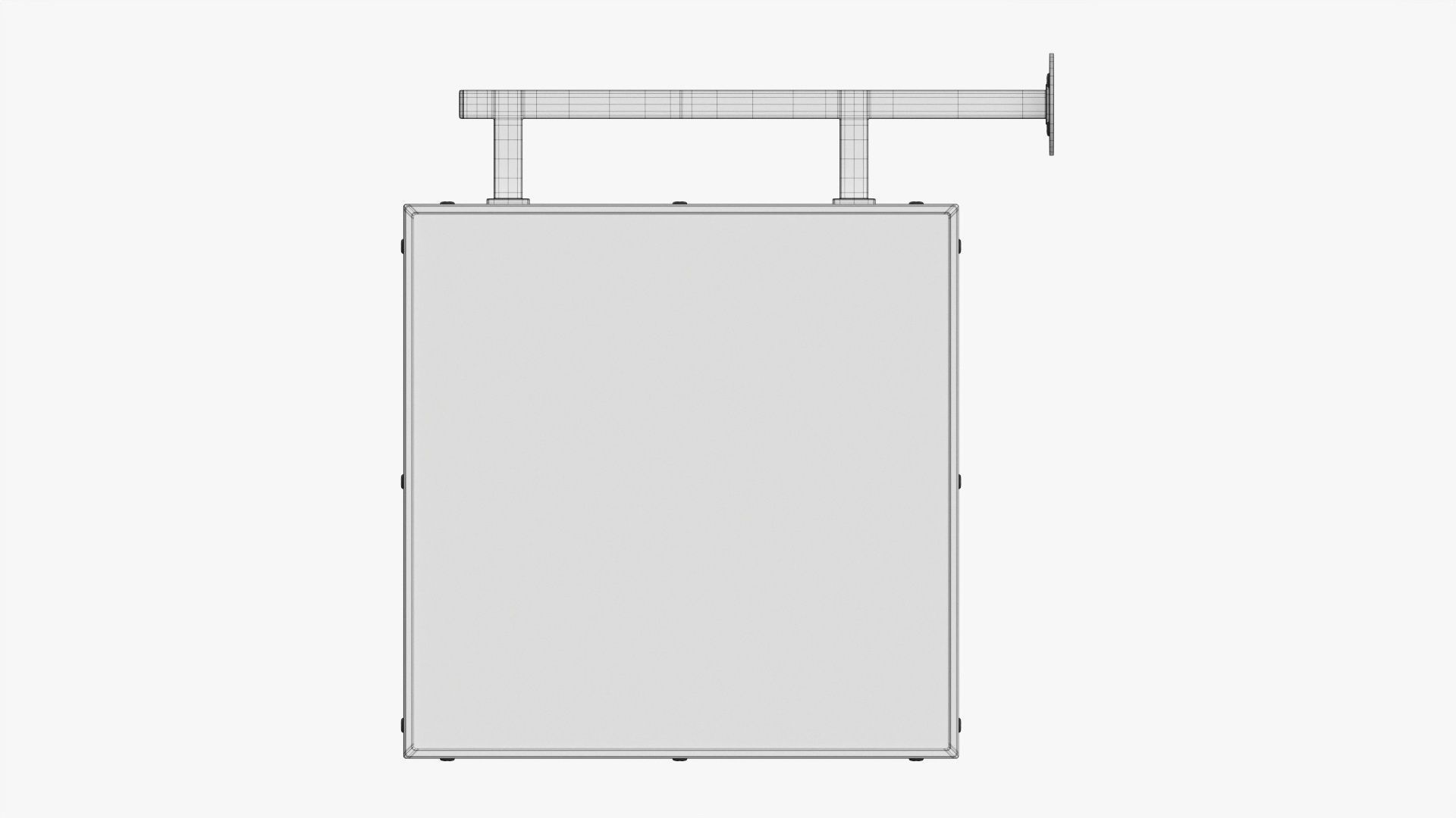 Store street sign mockup 01 3D model_9