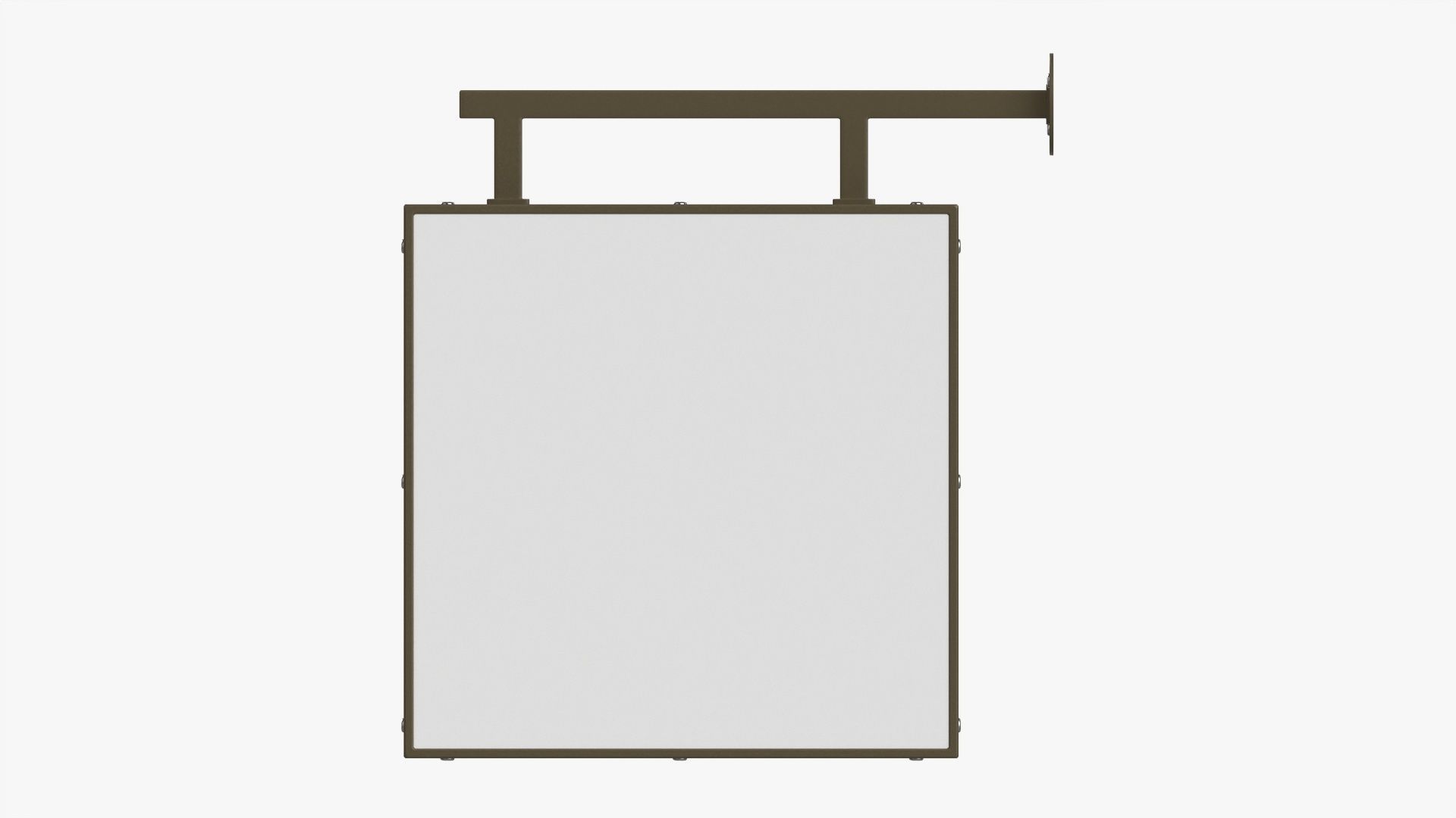 Store street sign mockup 01 3D model_1