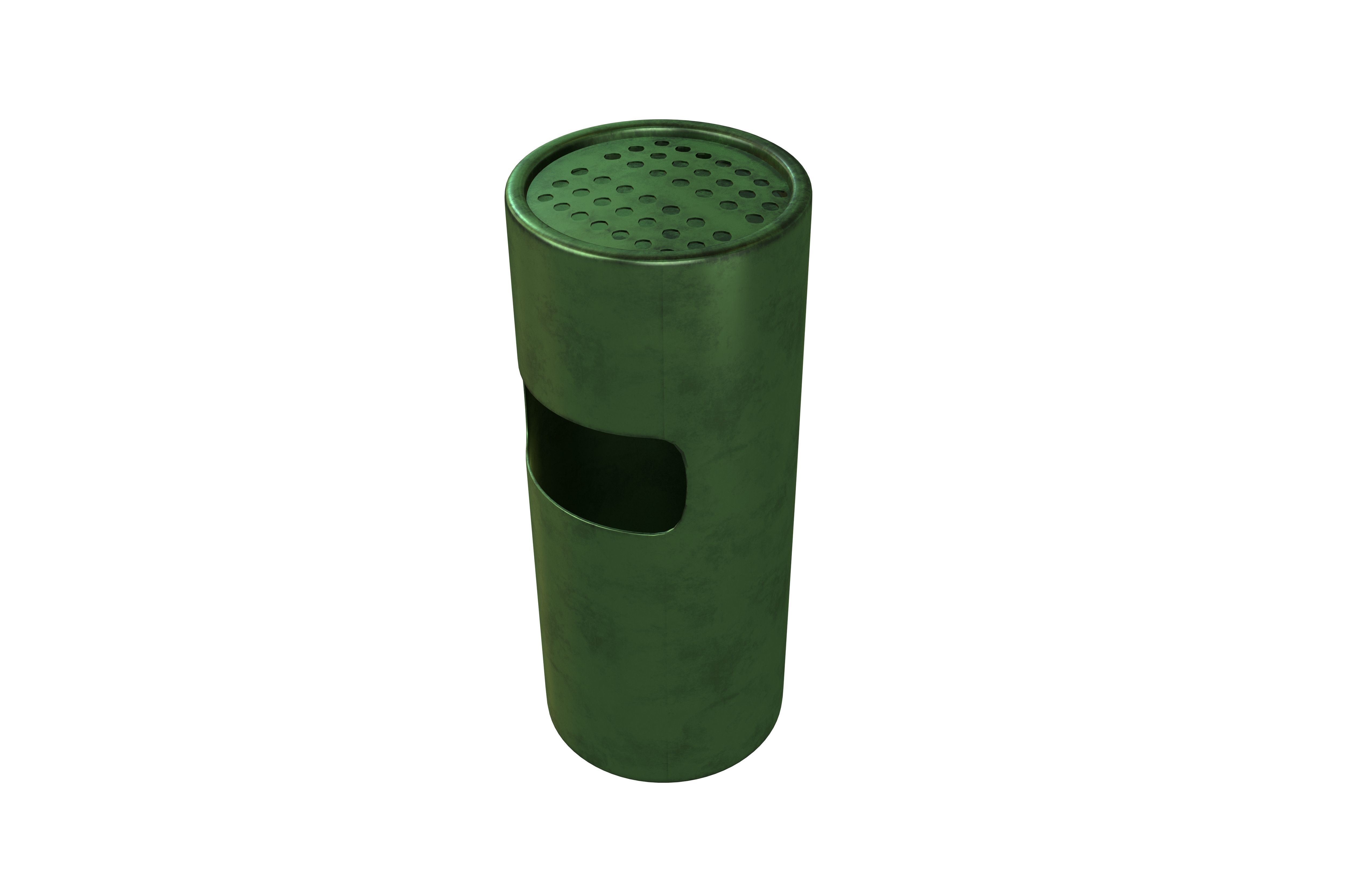 Ashtray Bin v1 003 Low-poly 3D model_3