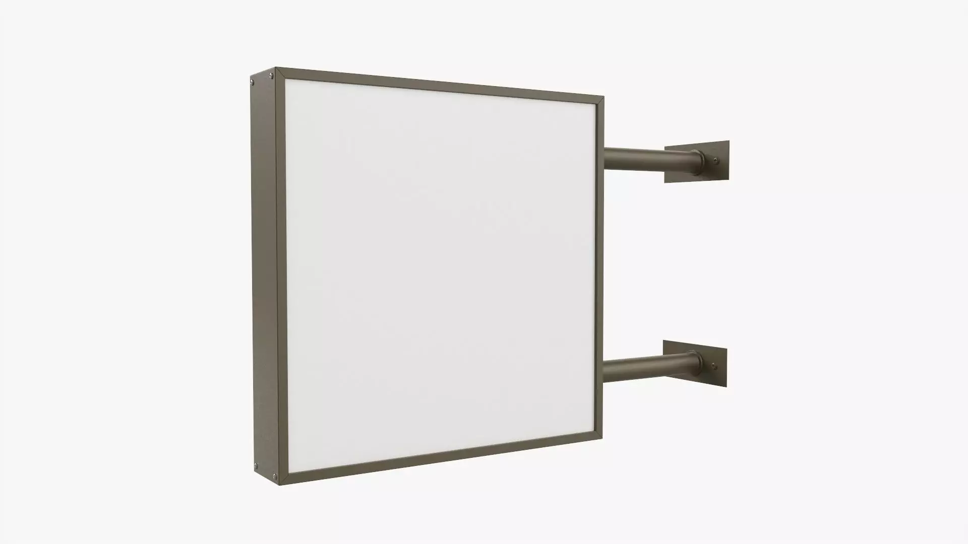 Store street sign mockup 02 3D model_0