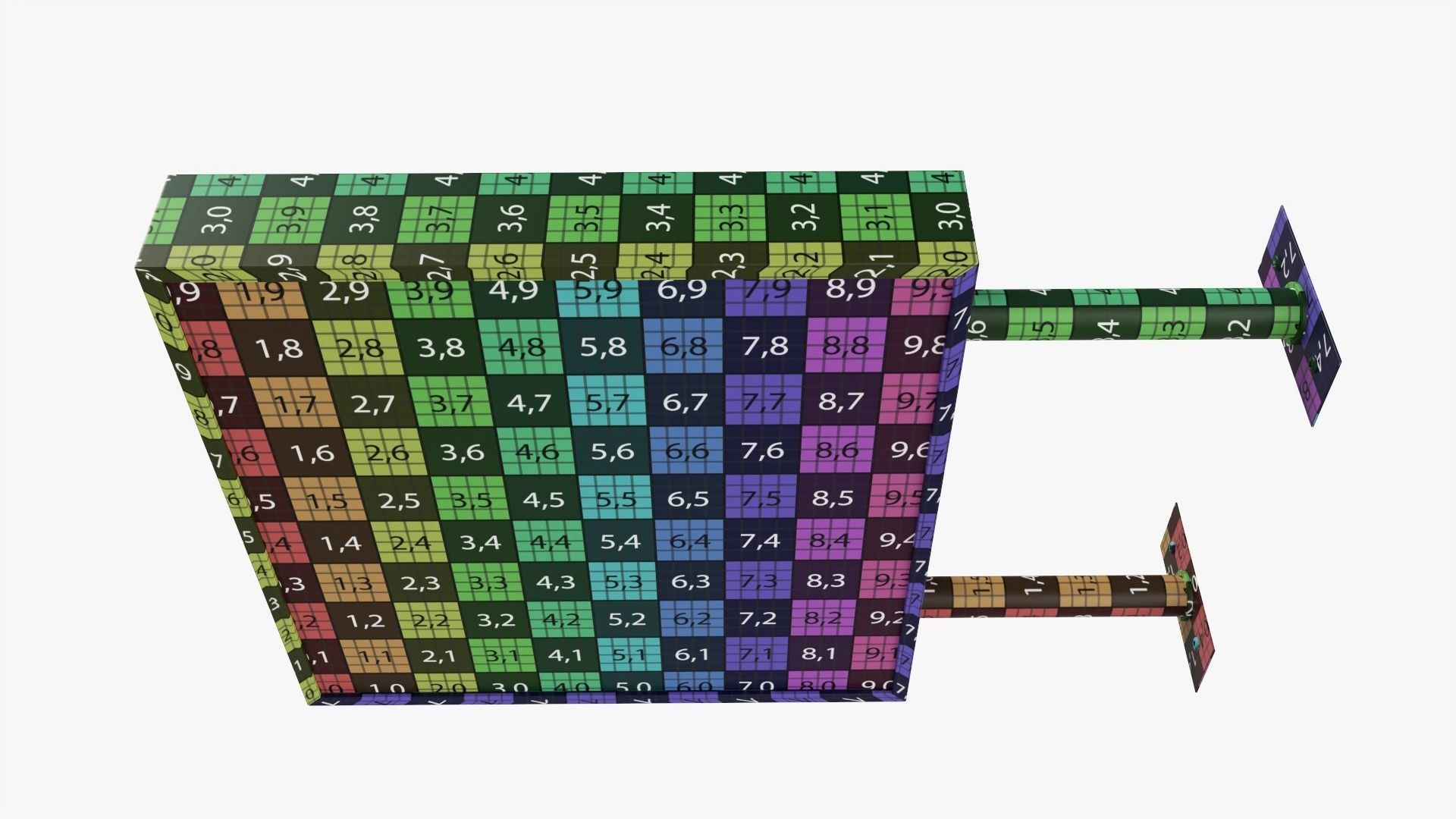 Store street sign mockup 02 3D model_13