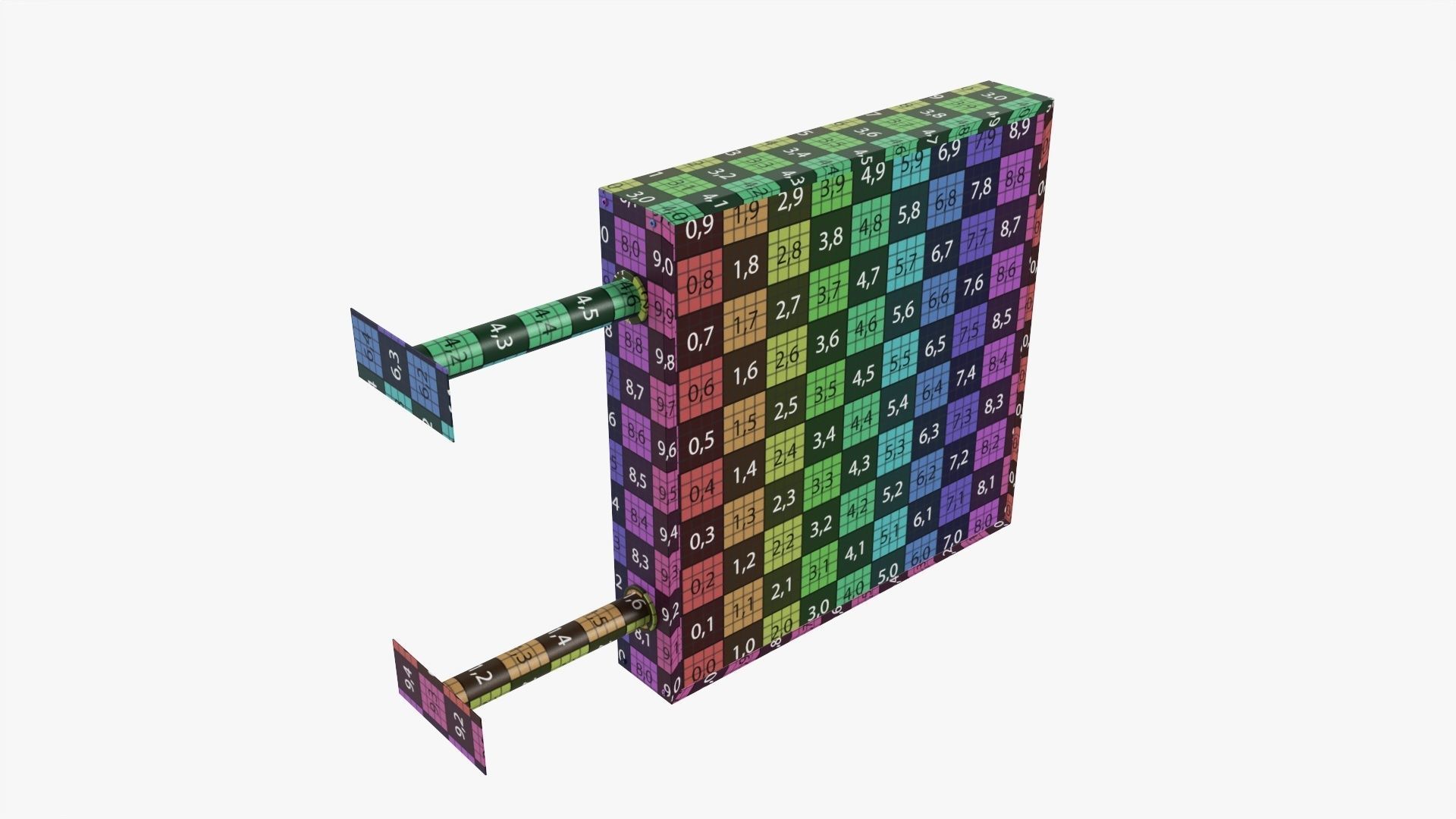 Store street sign mockup 02 3D model_14