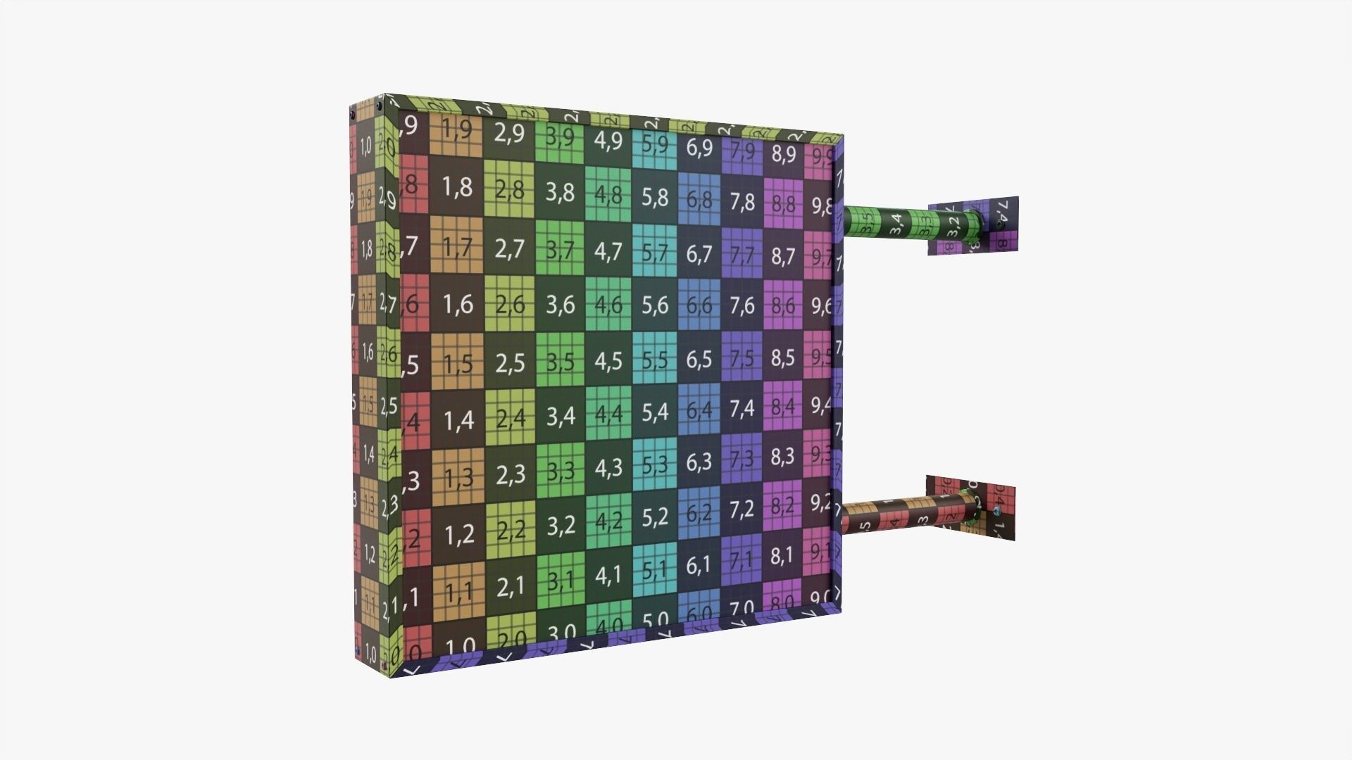 Store street sign mockup 02 3D model_12