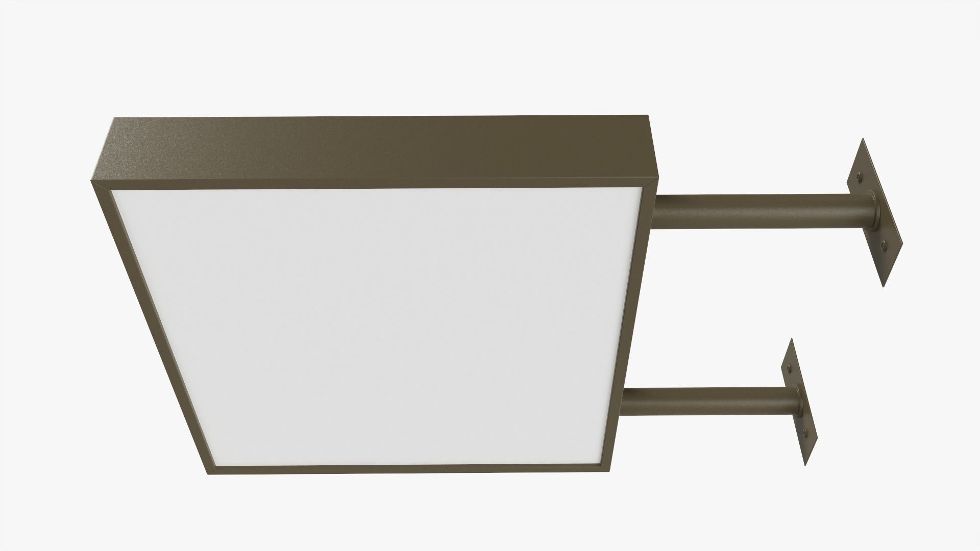 Store street sign mockup 02 3D model_1