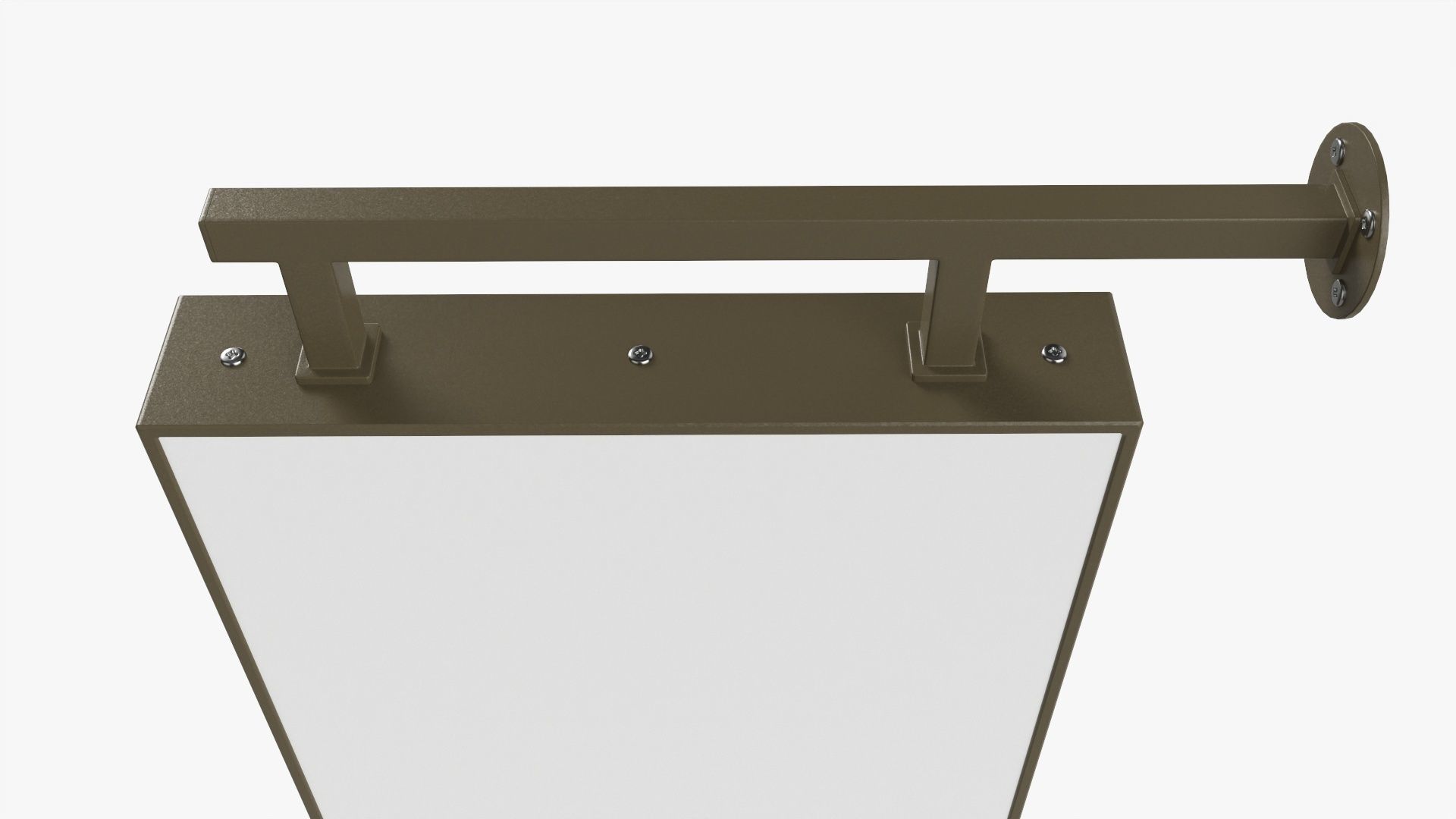 Store street sign mockup 03 3D model_1