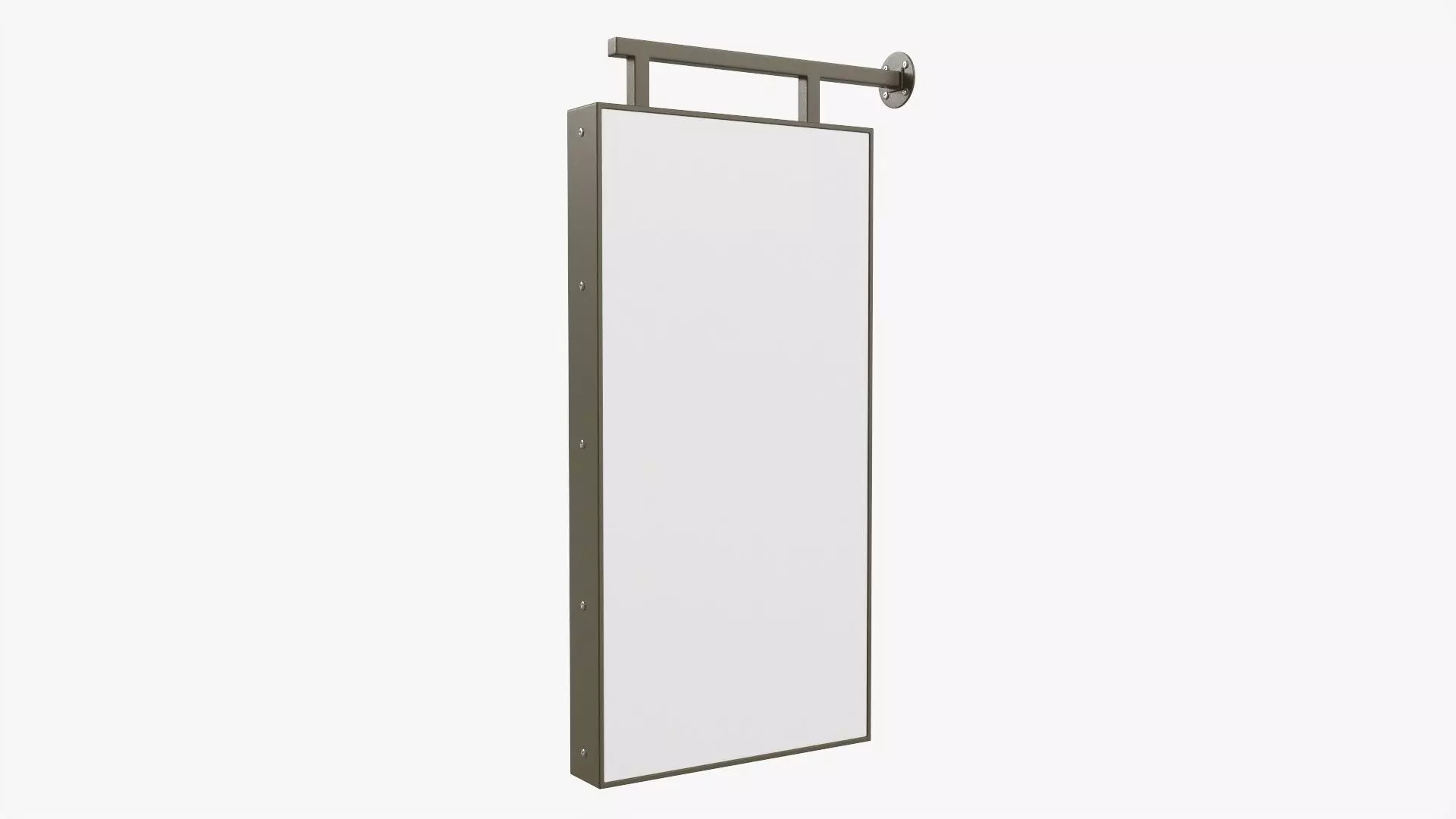 Store street sign mockup 03 3D model_0