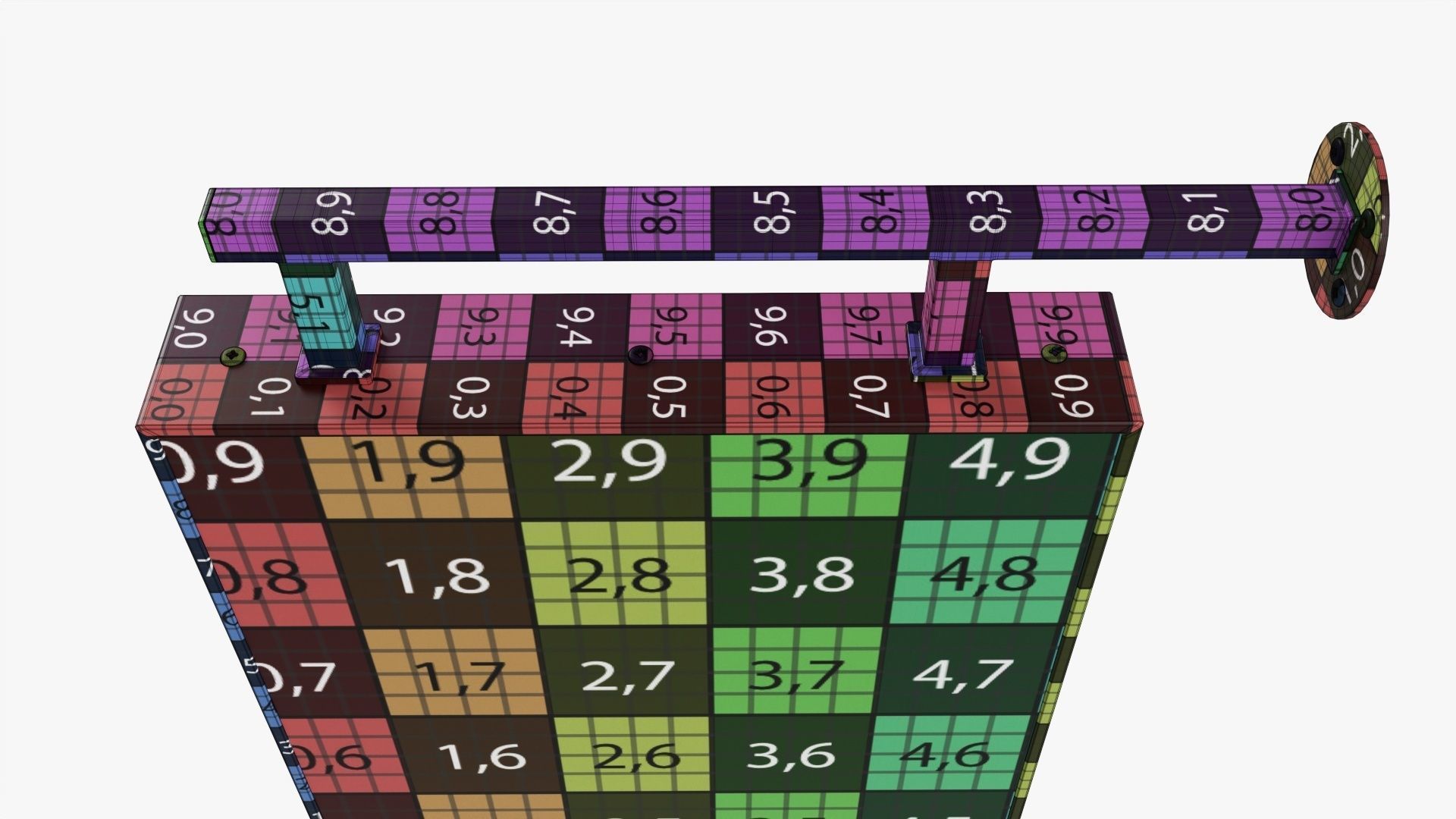 Store street sign mockup 03 3D model_13