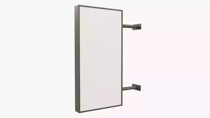 Store street sign mockup 04