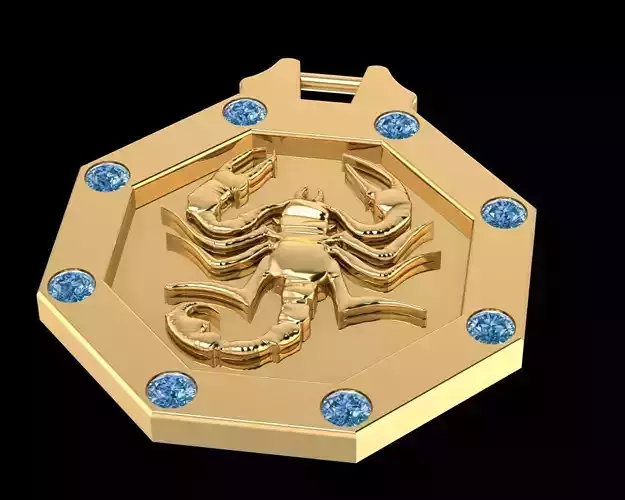  Scorpion  Pendant  3D print model