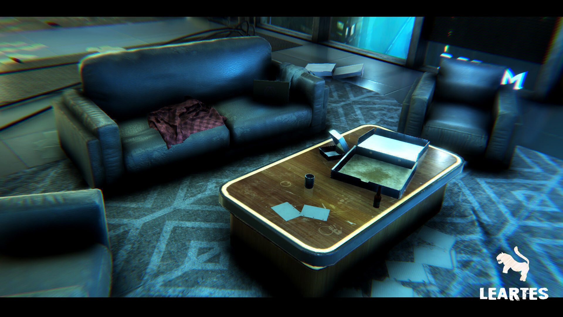 Cyberpunk Interior Bundle 3 products in 1 Low-poly 3D model_10