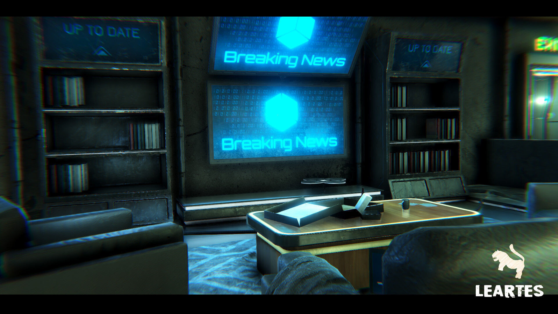 Cyberpunk Interior Bundle 3 products in 1 Low-poly 3D model_9