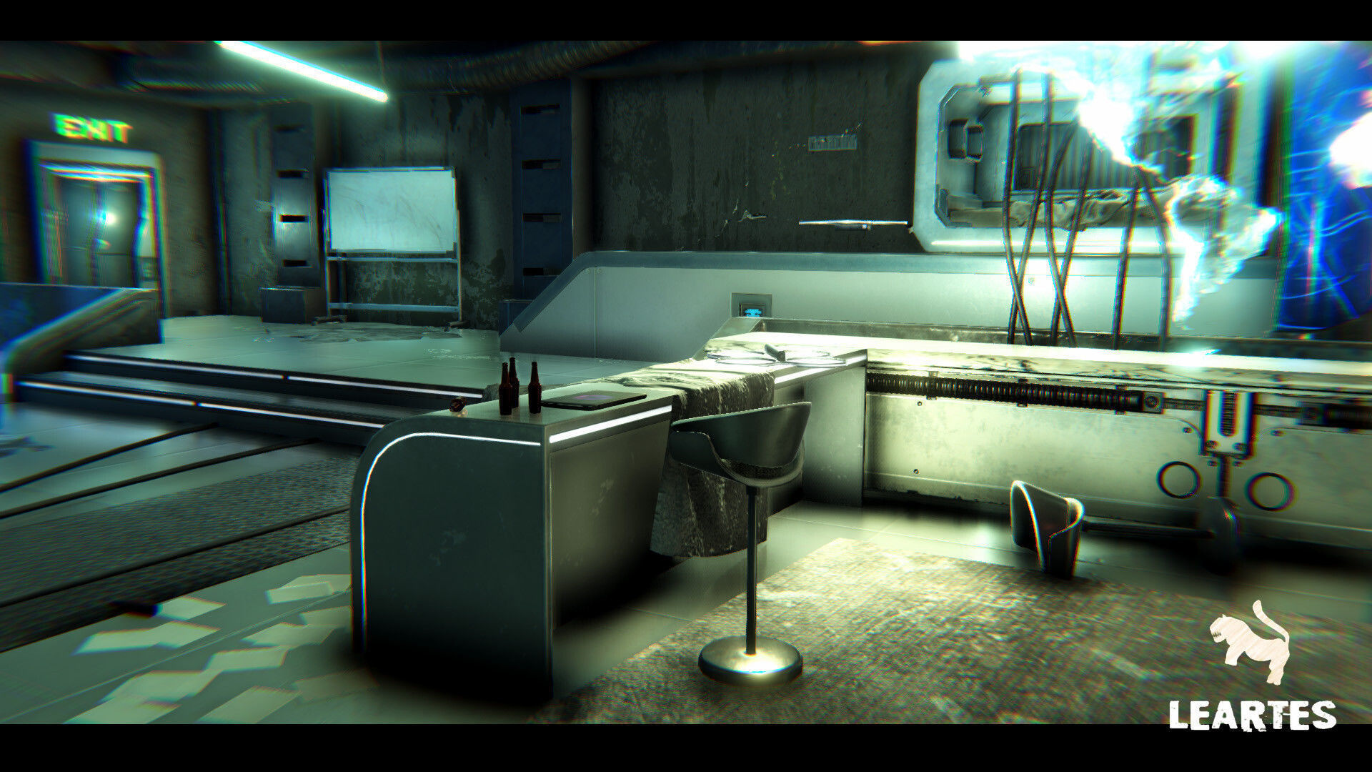 Cyberpunk Interior Bundle 3 products in 1 Low-poly 3D model_11