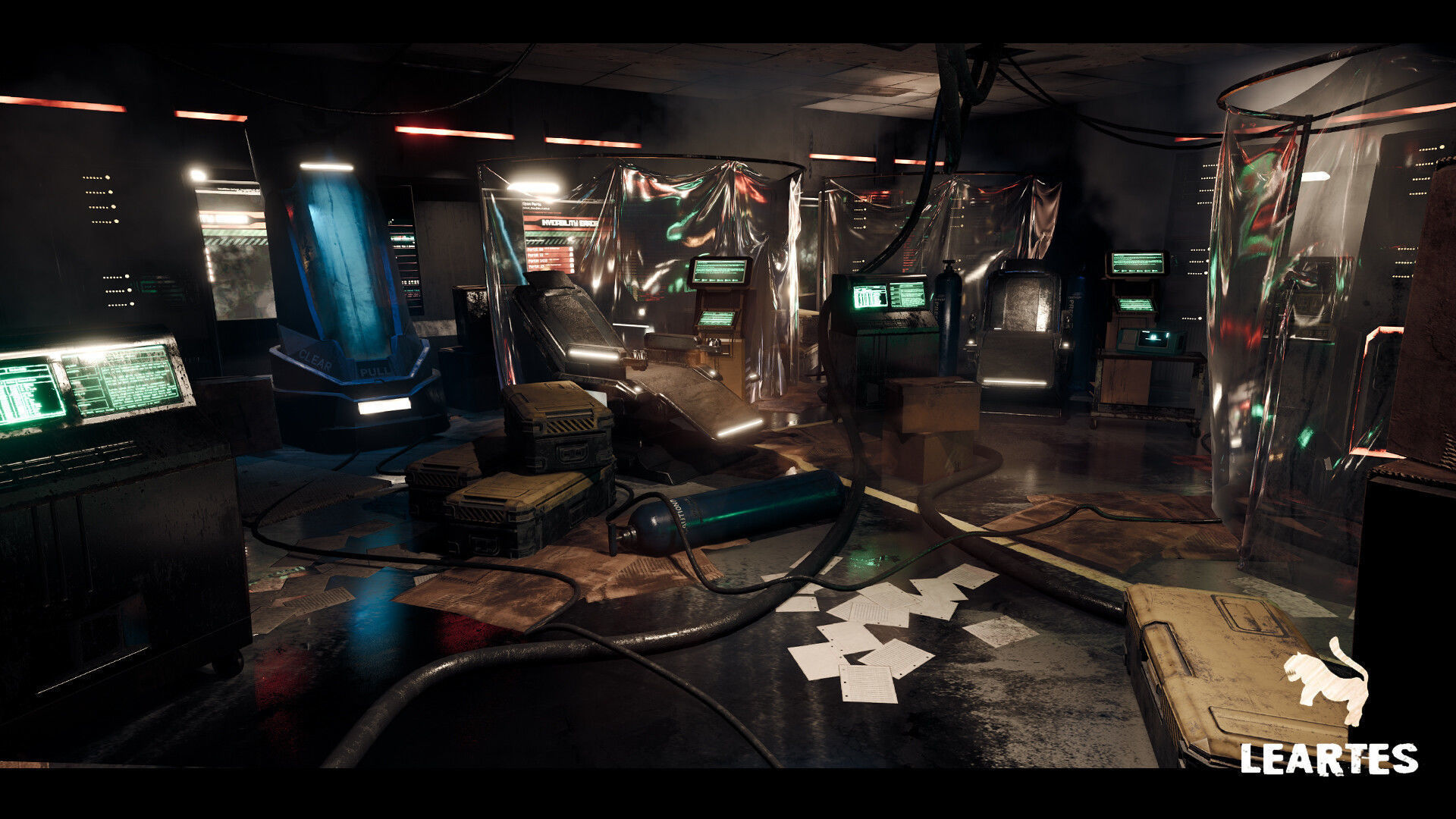 Cyberpunk Interior Bundle 3 products in 1 Low-poly 3D model_48