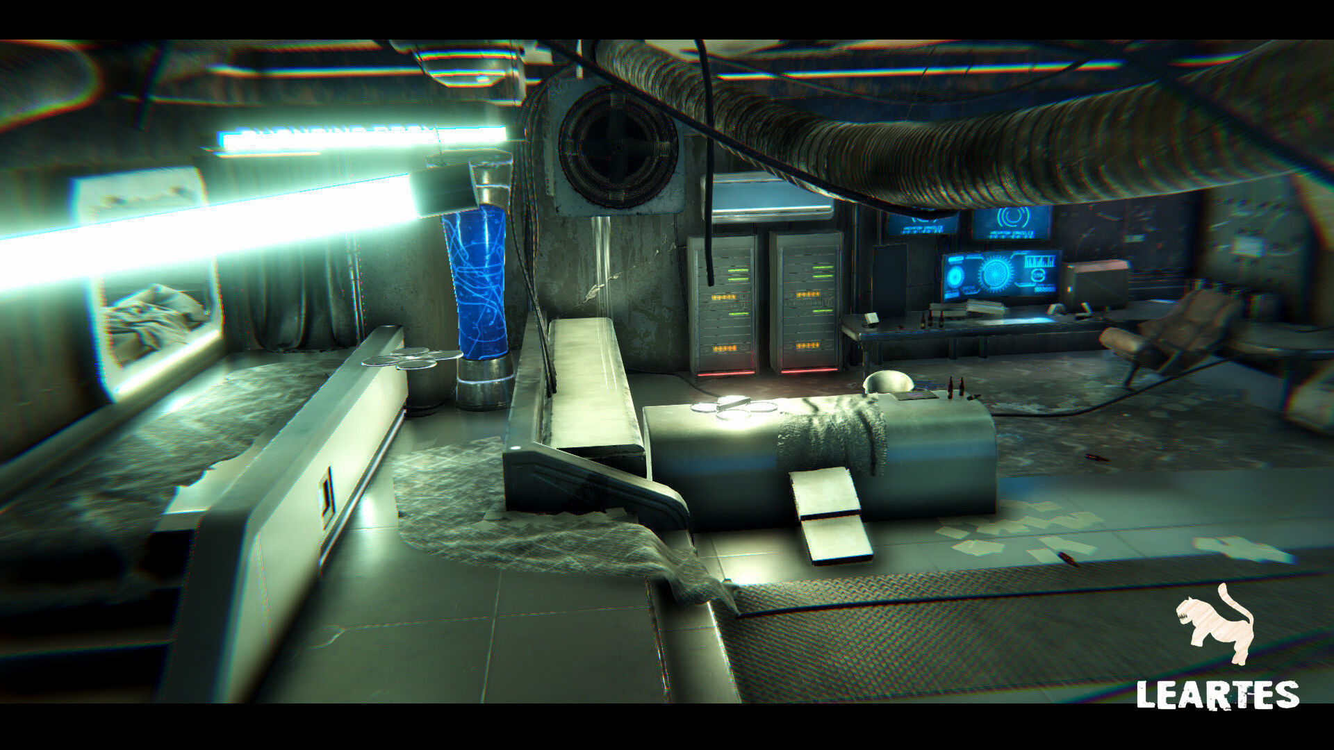 Cyberpunk Interior Bundle 3 products in 1 Low-poly 3D model_15