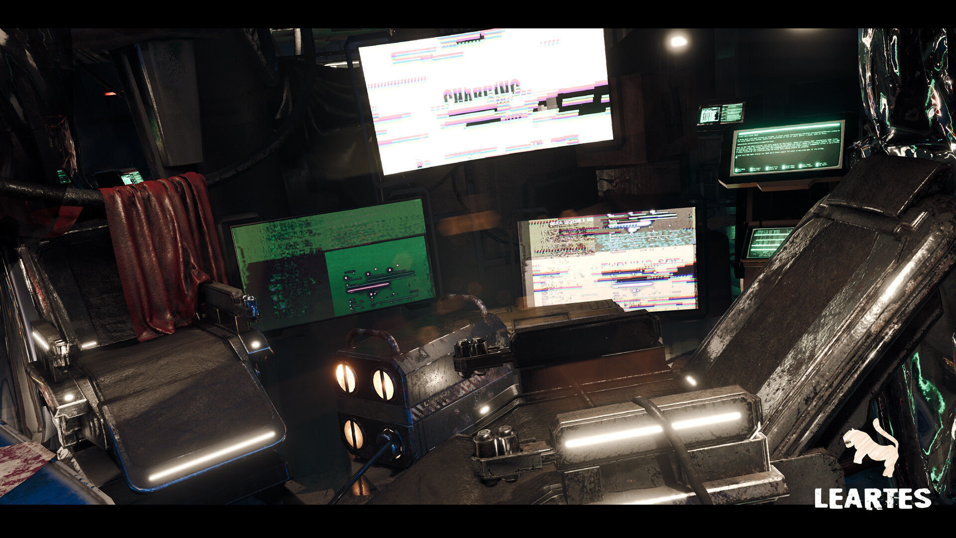 Cyberpunk Interior Bundle 3 products in 1 Low-poly 3D model_55