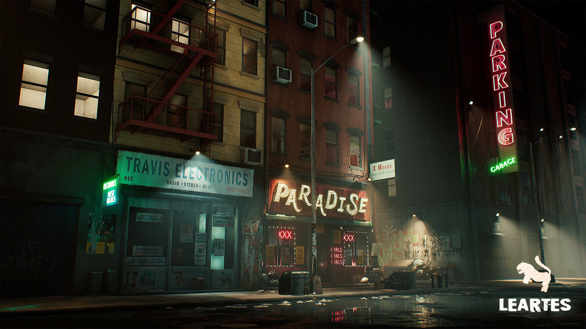 Cyberpunk Interior Bundle 3 products in 1 Low-poly 3D model_50