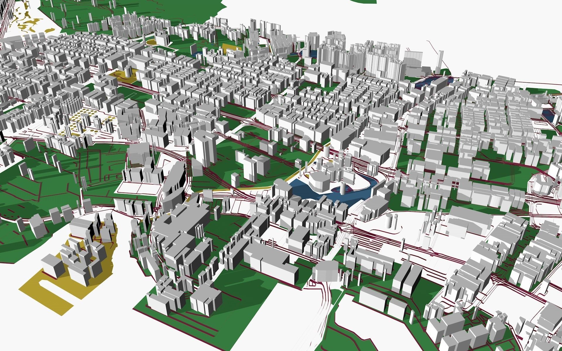 Singapore 02 Low-poly 3D model_1