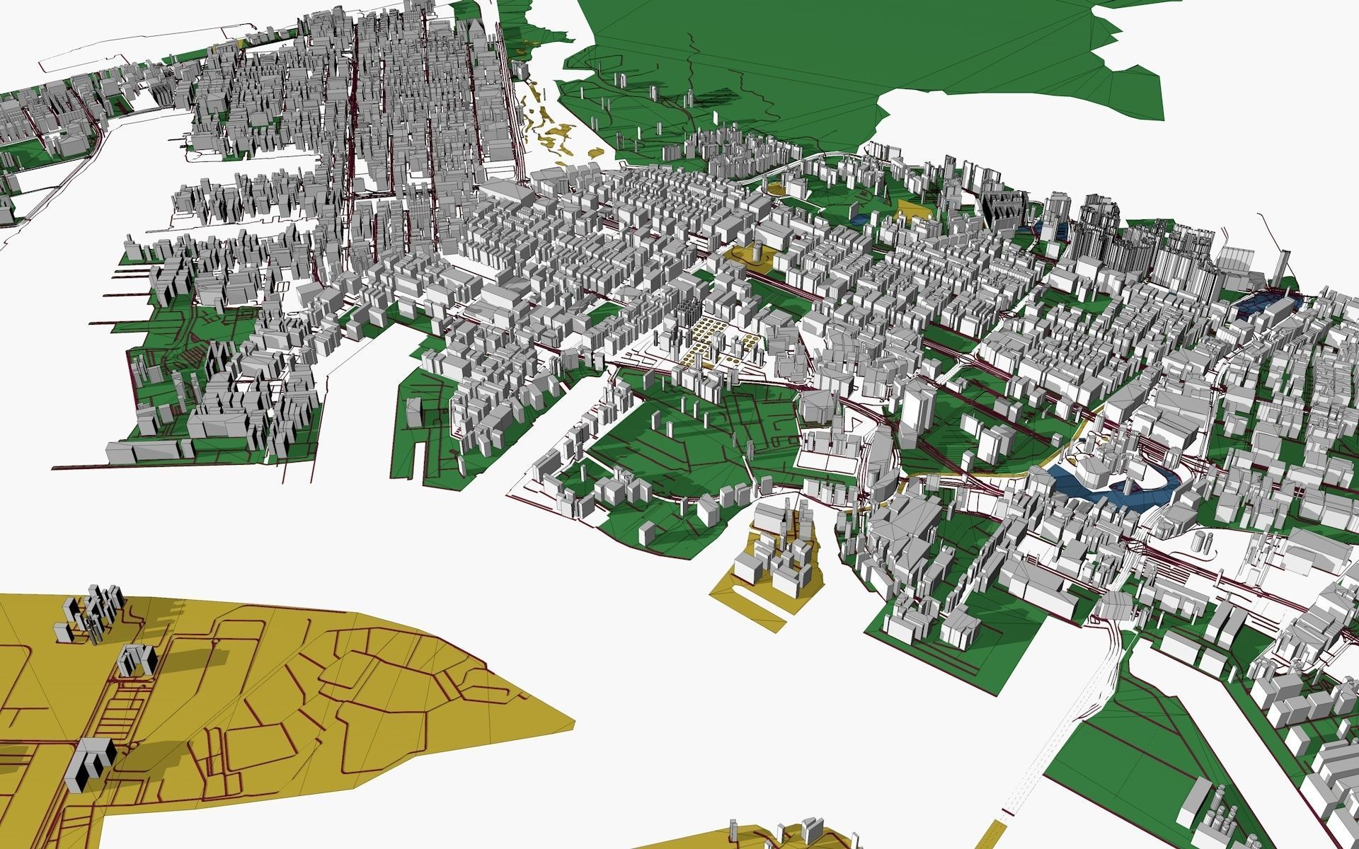 Singapore 02 Low-poly 3D model_6