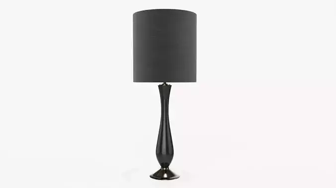 Table lamp with lampshade 03