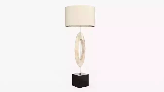 Table lamp with lampshade 04