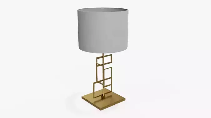 Table lamp with lampshade 05