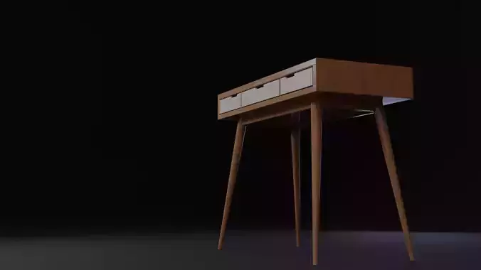 Wooden desk 