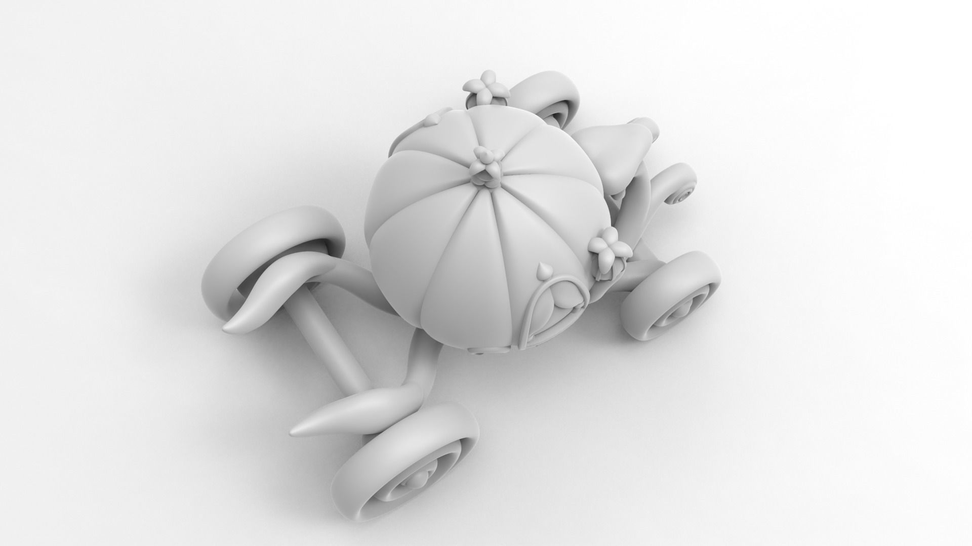 Cinderella carriage 3D print model_4