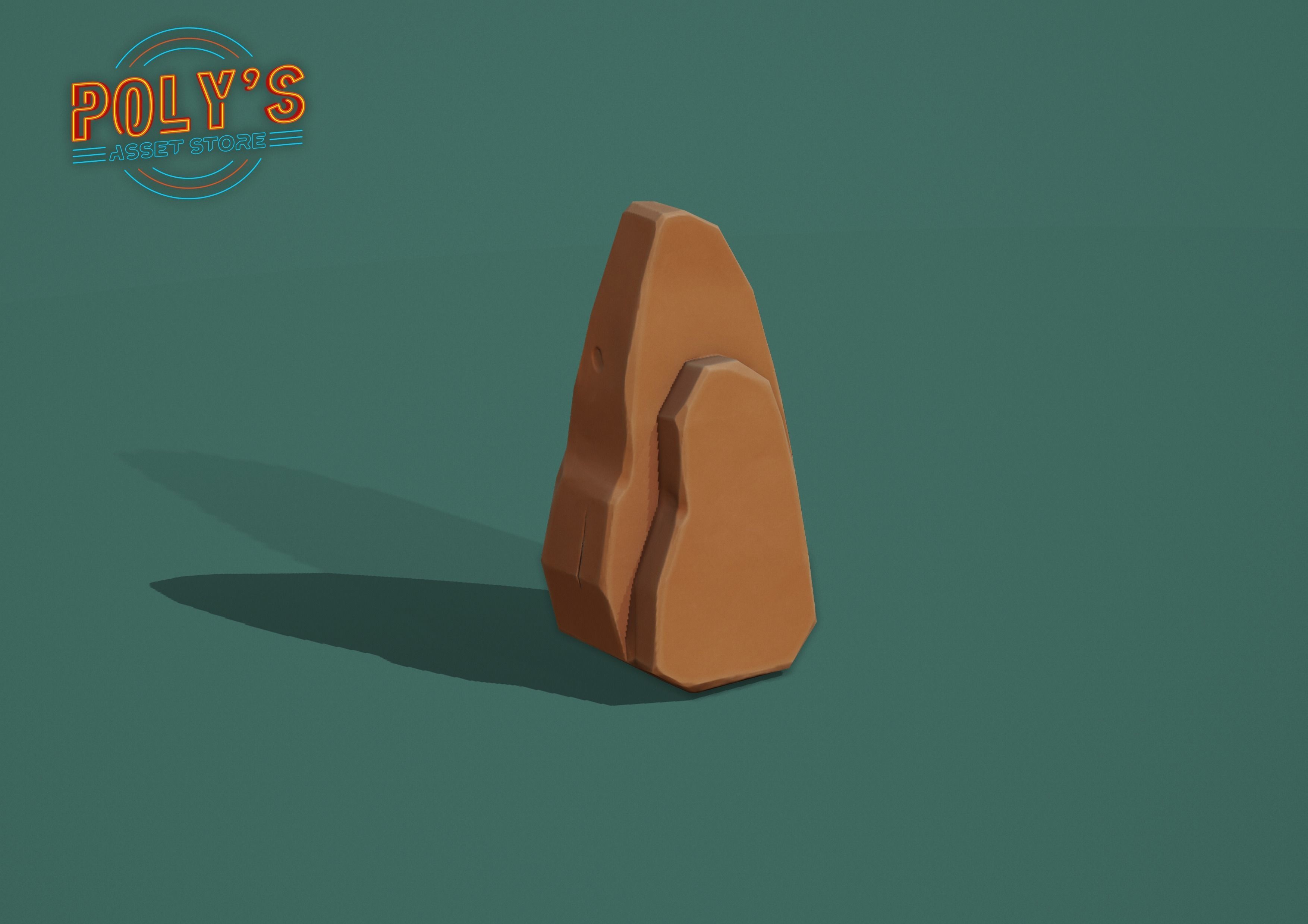 Rock Pack Stylized - Low Poly Low-poly 3D model_8