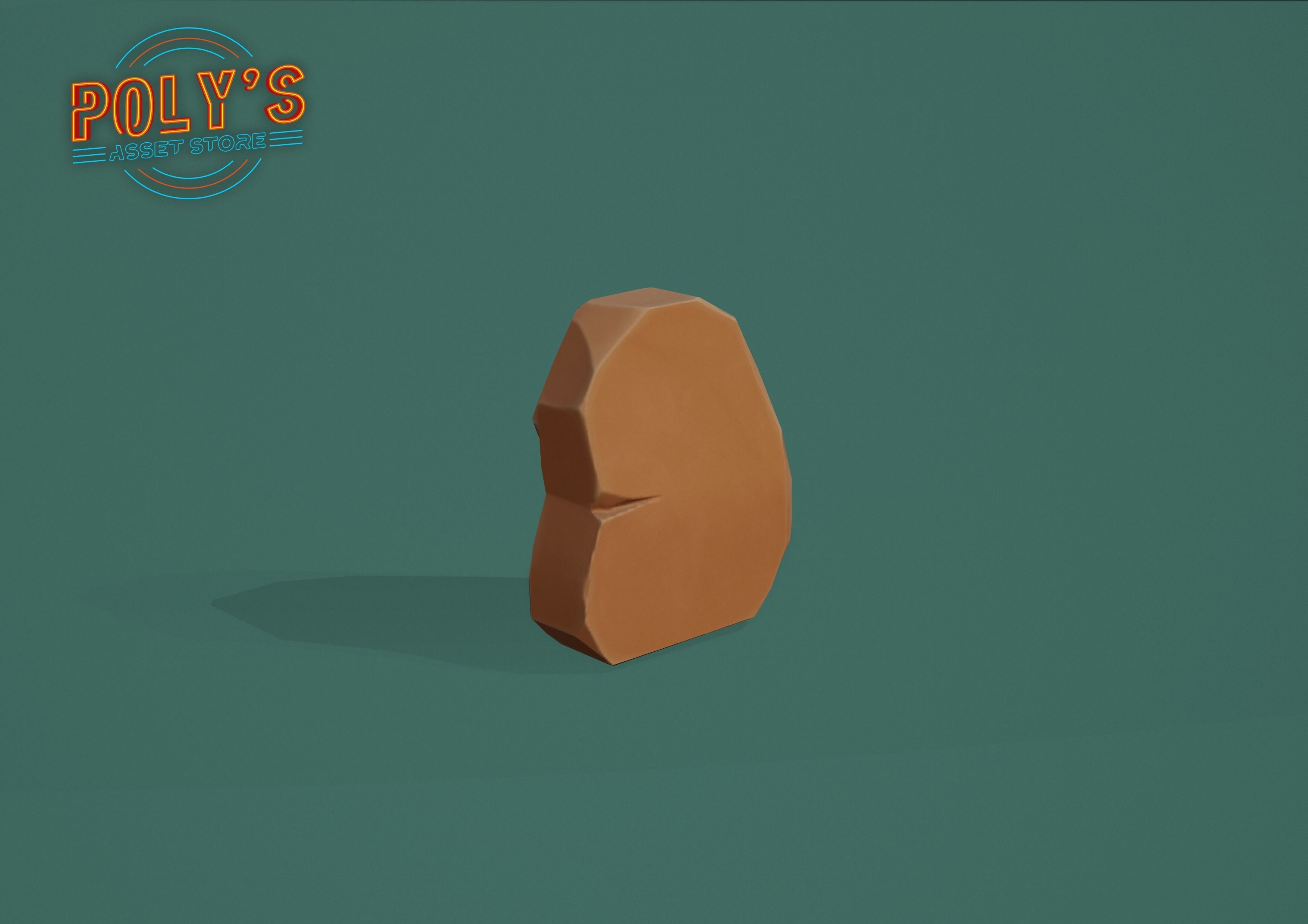 Rock Pack Stylized - Low Poly Low-poly 3D model_9