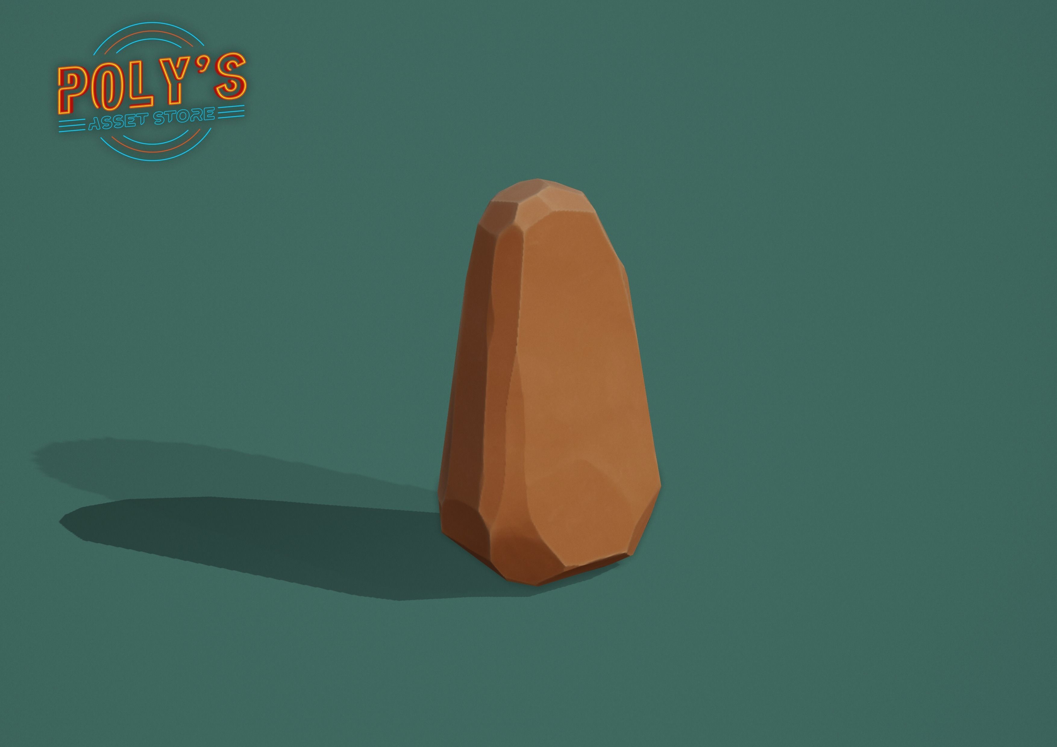 Rock Pack Stylized - Low Poly Low-poly 3D model_15