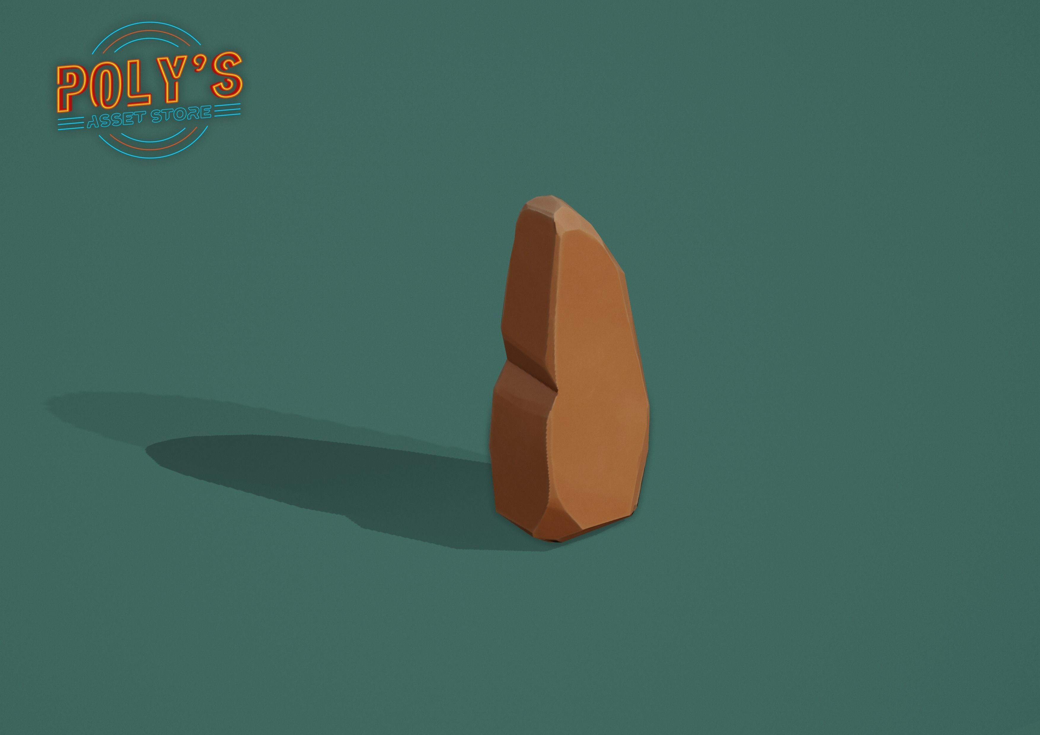 Rock Pack Stylized - Low Poly Low-poly 3D model_13