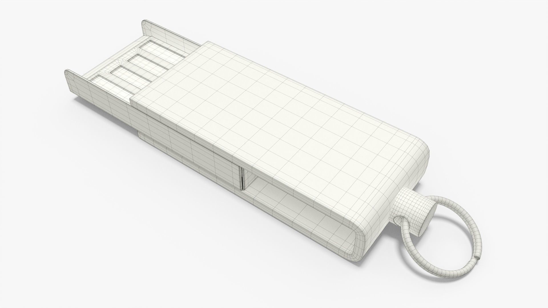 Flash drive USB 02 3D model_8