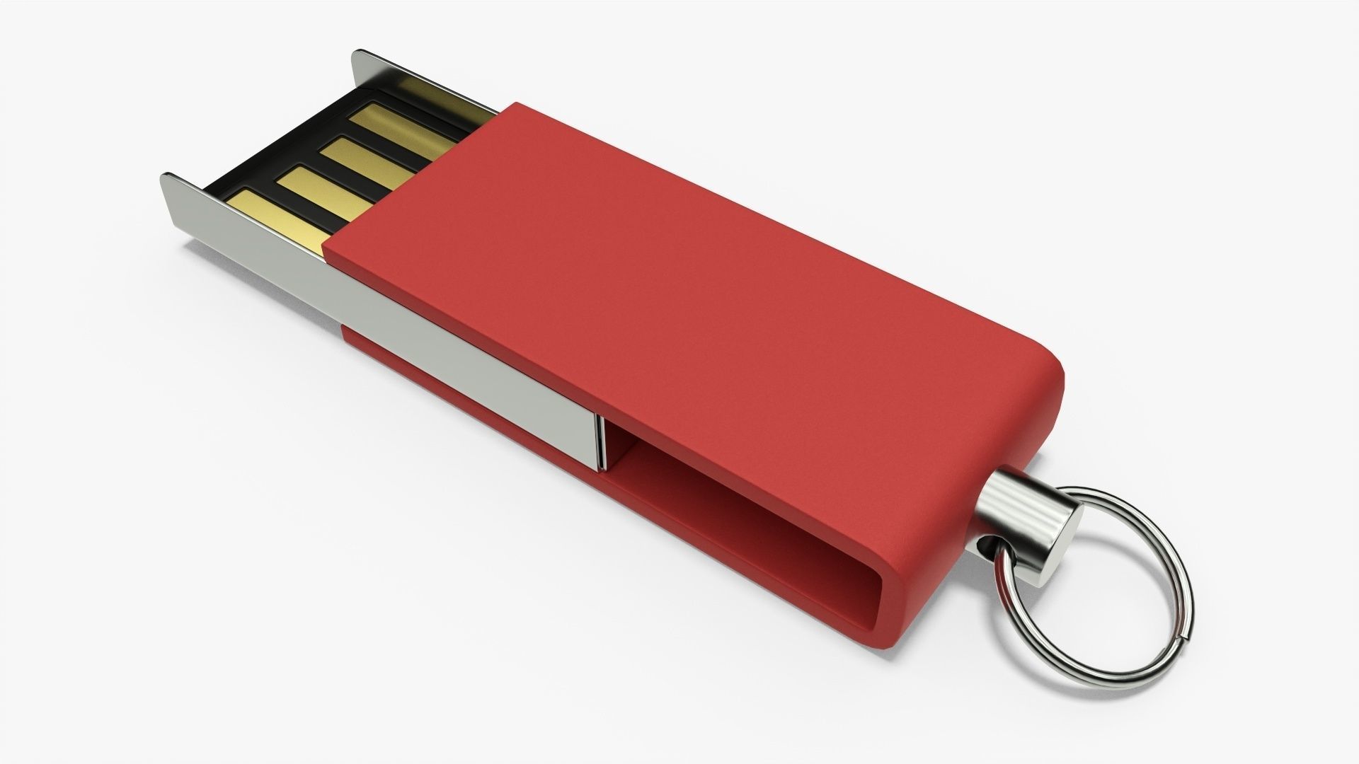 Flash drive USB 02 3D model_2