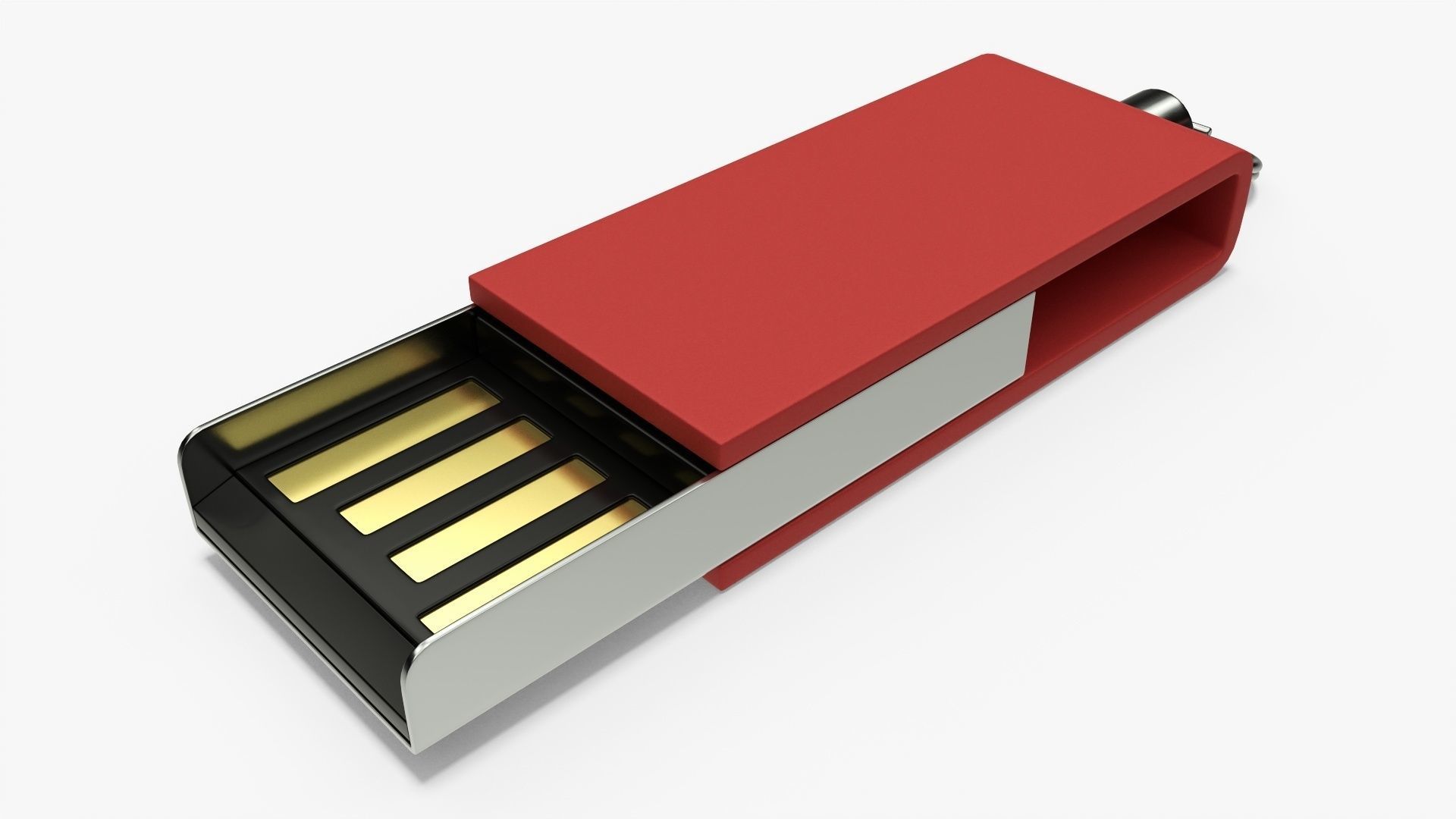 Flash drive USB 02 3D model_1