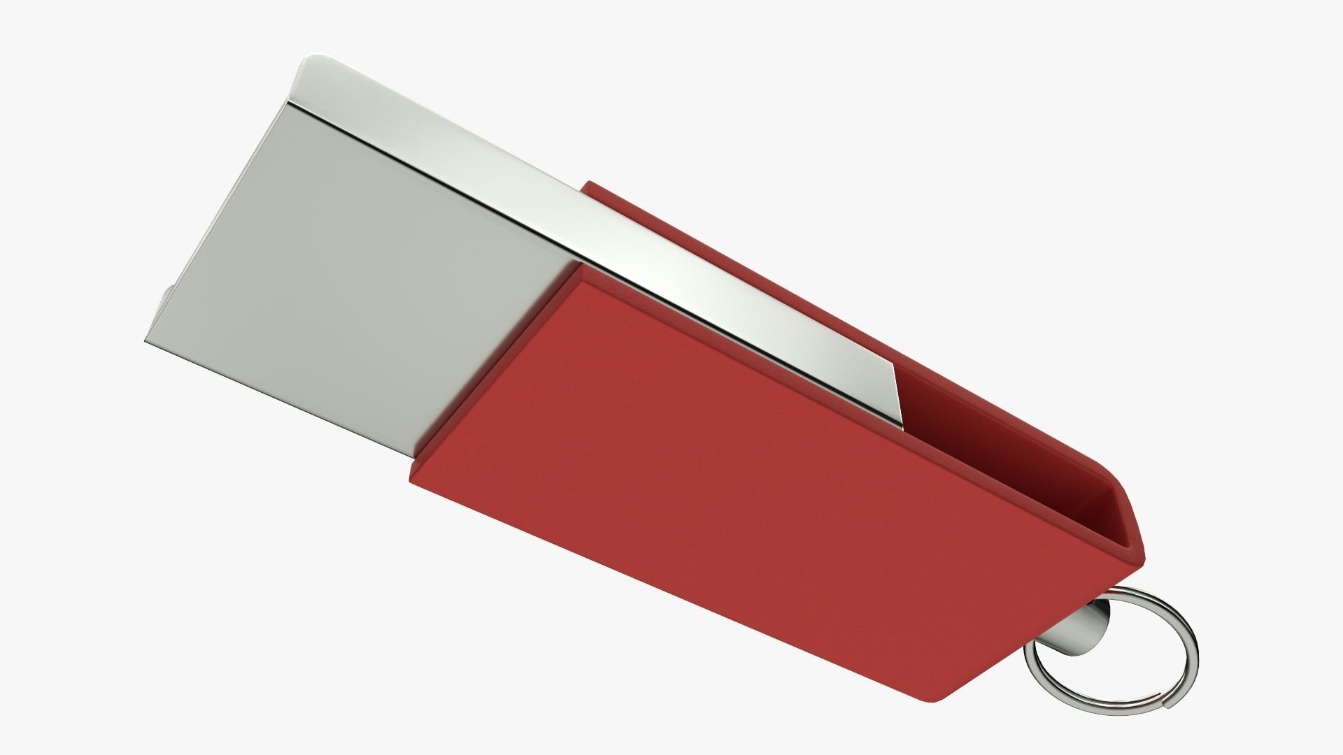 Flash drive USB 02 3D model_3