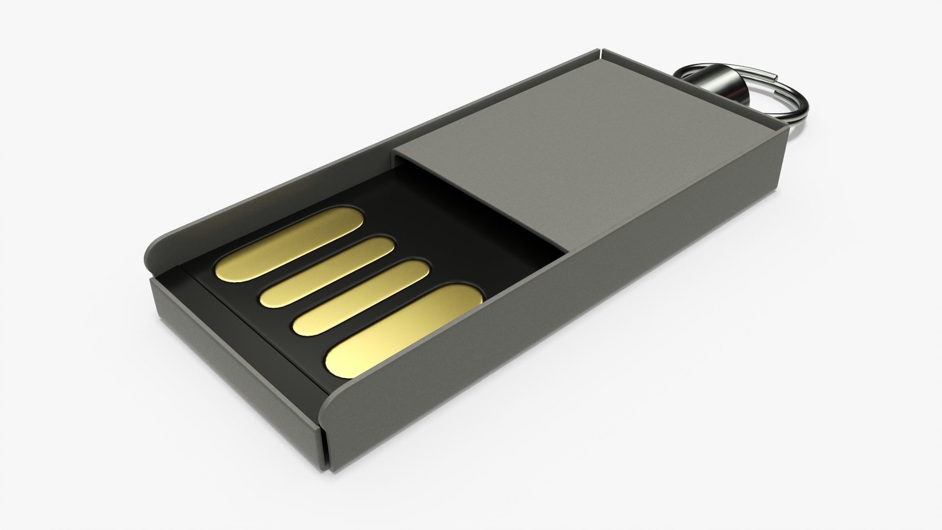 Flash drive USB 03 3D model_1