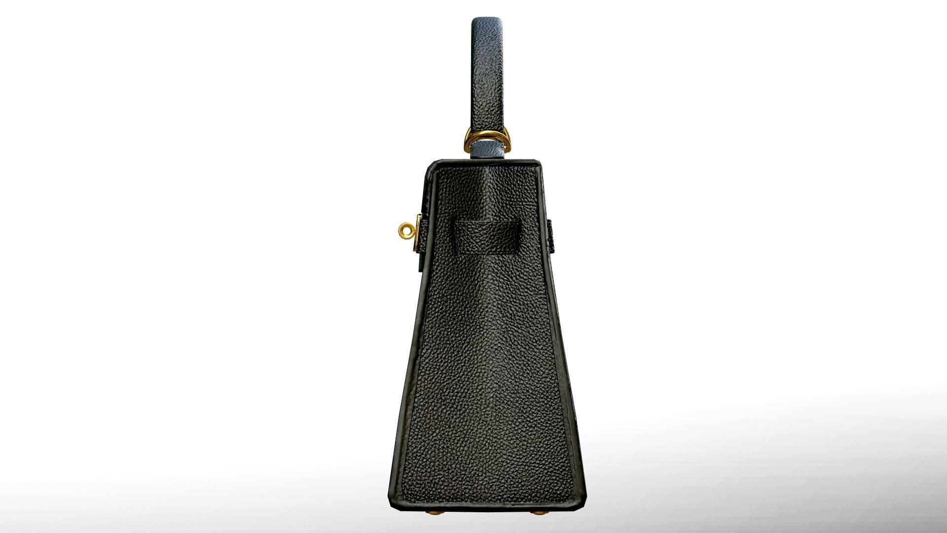 Woman Handbag Low-poly 3D model_5