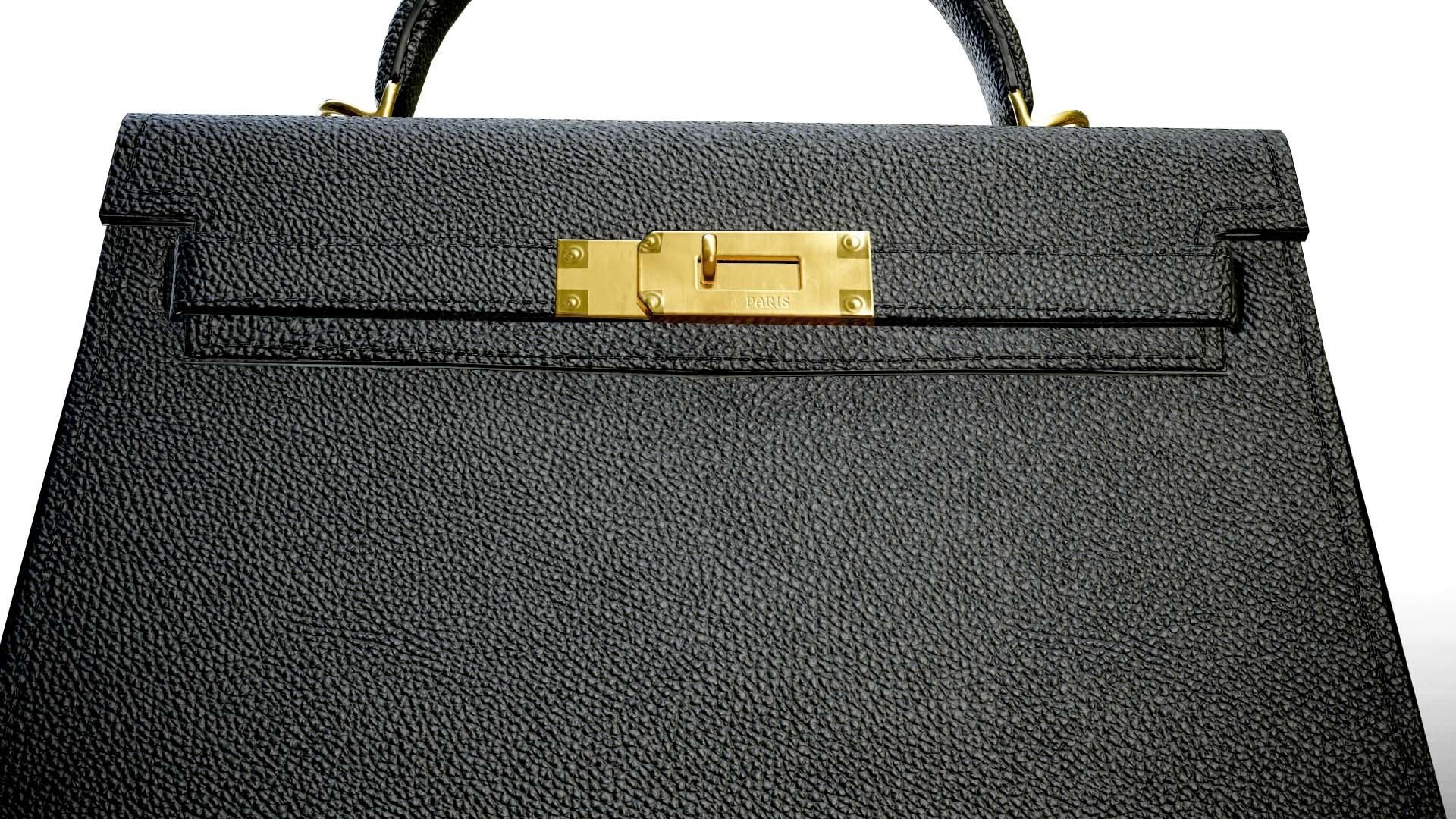 Woman Handbag Low-poly 3D model_8