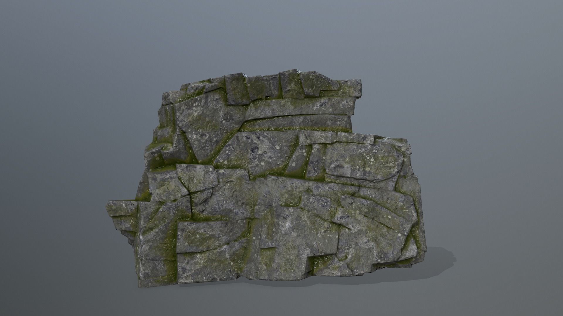 Rock Set Low-poly 3D model_20