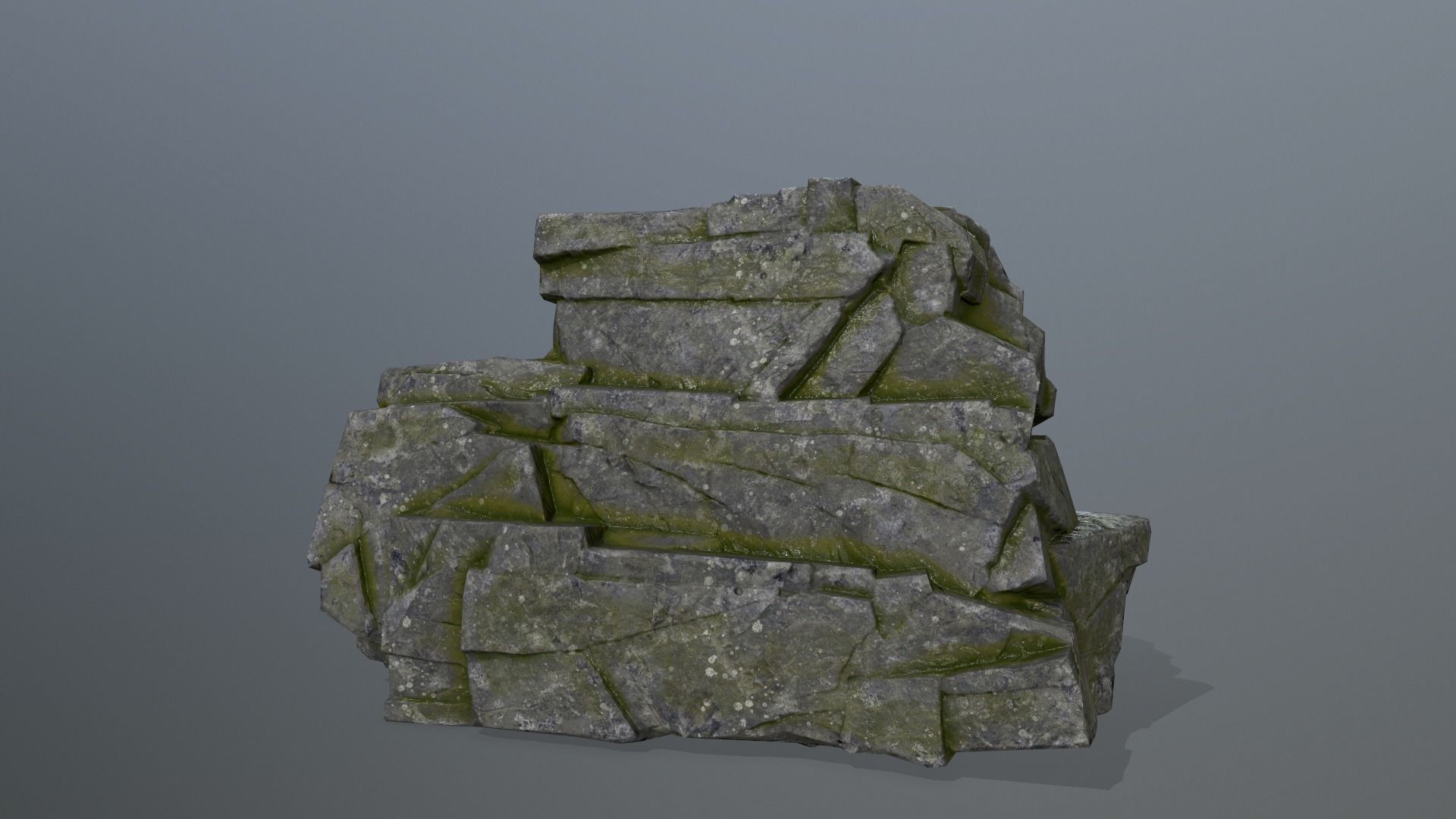 Rock Set Low-poly 3D model_18
