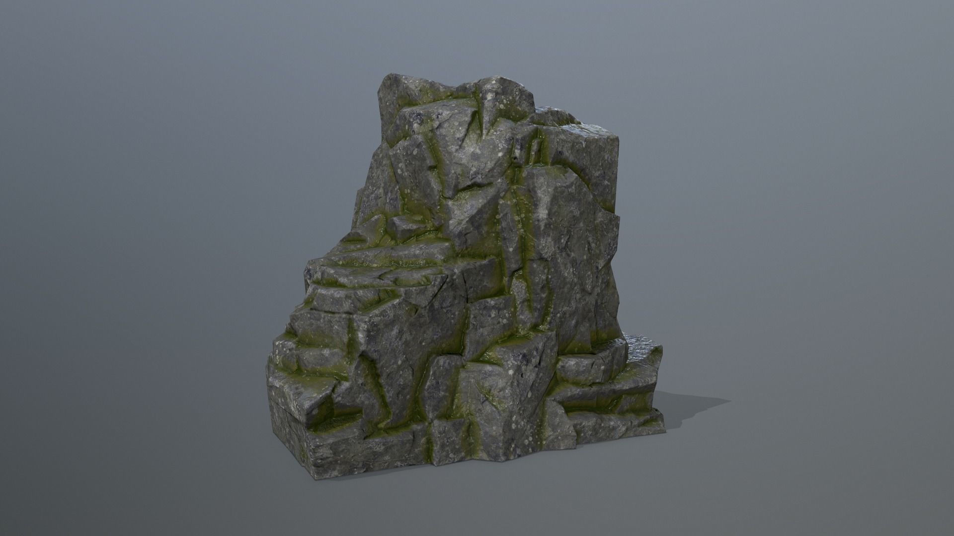 Rock Set Low-poly 3D model_17