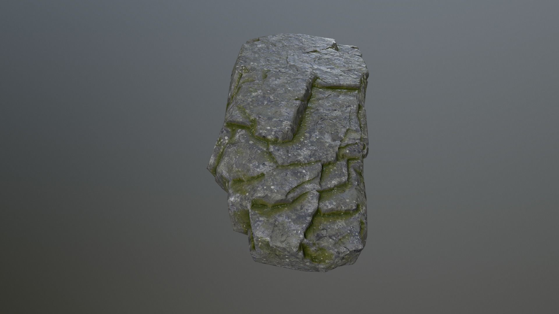 Rock Set Low-poly 3D model_25