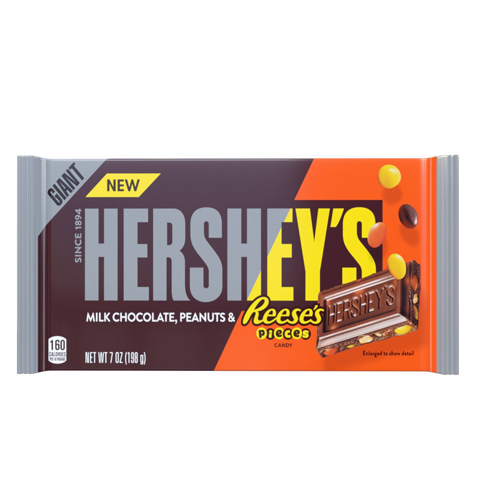 Hersheys Reeses Pieces Chocolate Bar 3D model_2