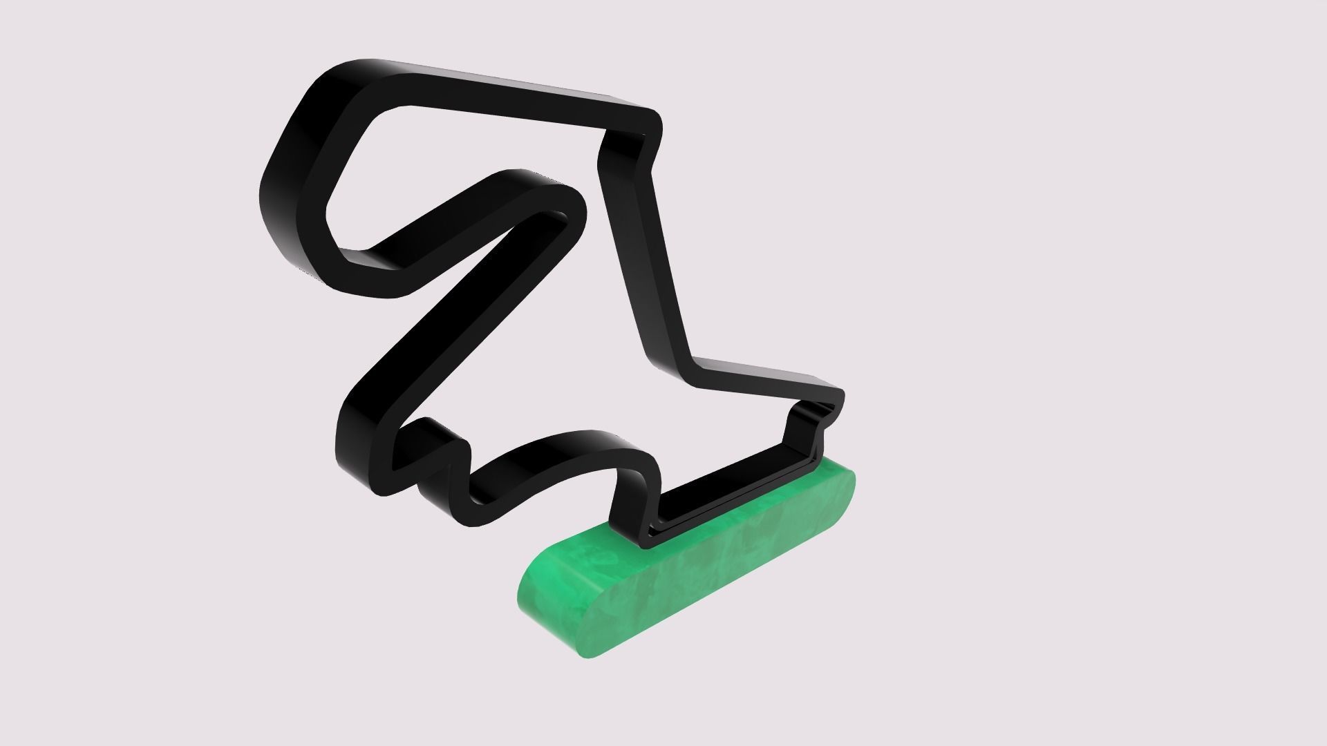 F1 Istanbul Race Track STL OBJ FBX Files 3D Print Fusion 360 3D print model_9
