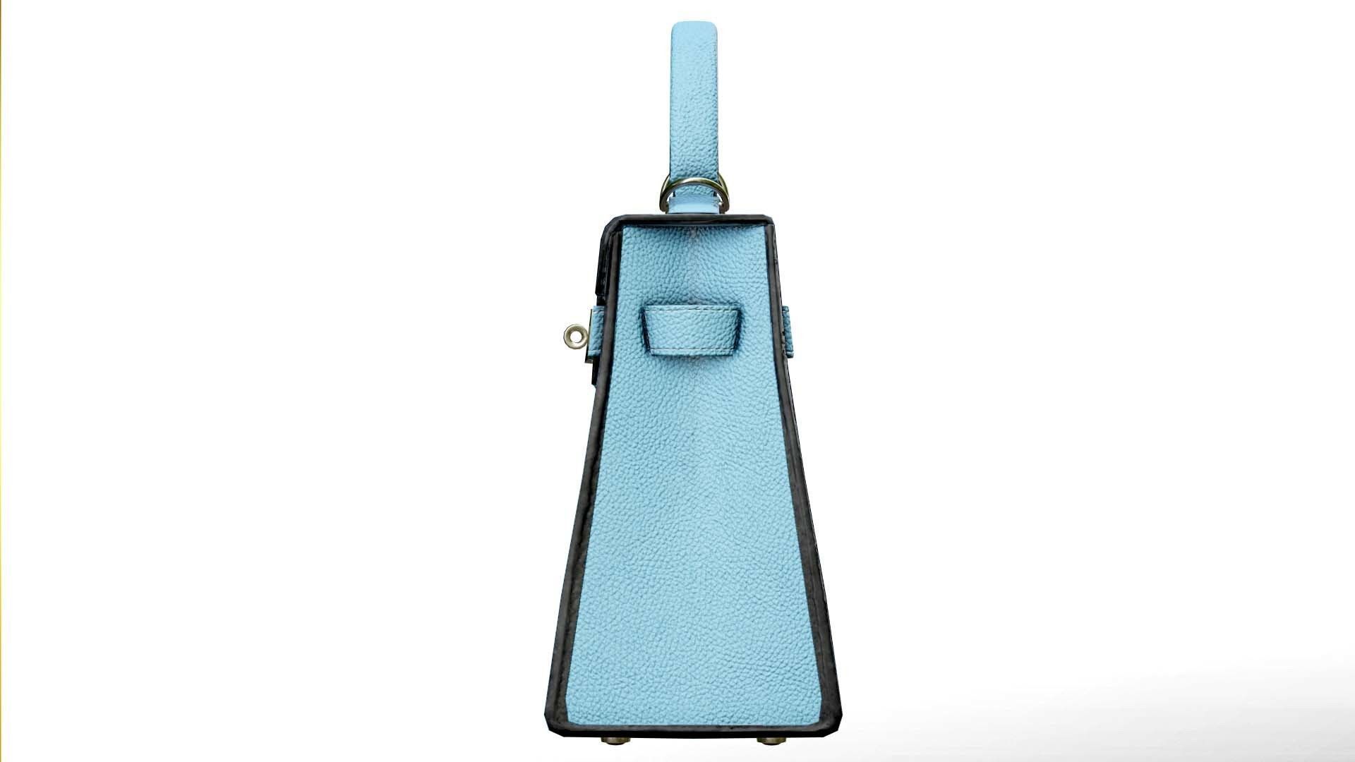 Woman Handbag Low-poly 3D model_5