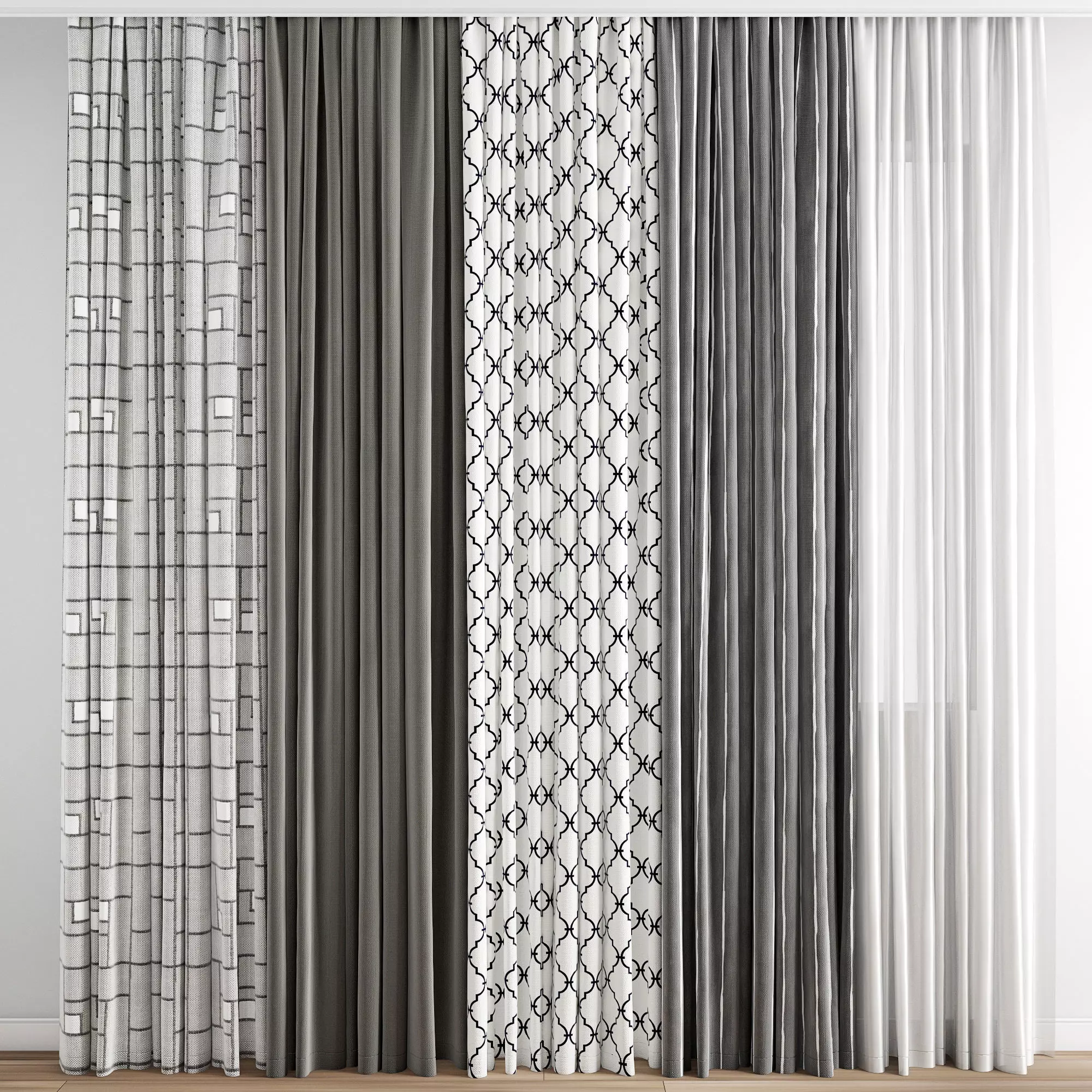 Curtain 161 3D model_0