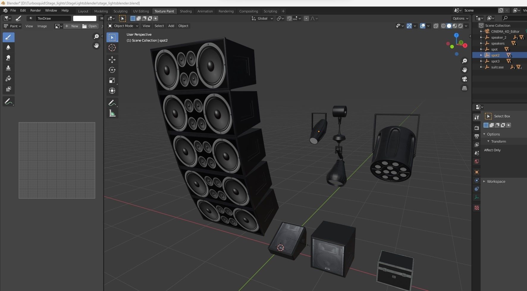 Stage Lights Speakers 3D model_14