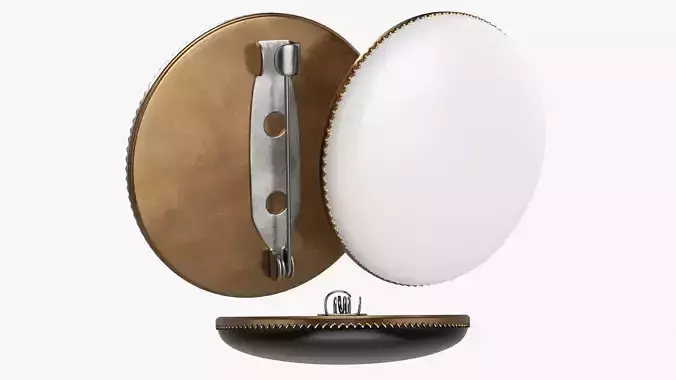 Round vote badge mockup 01